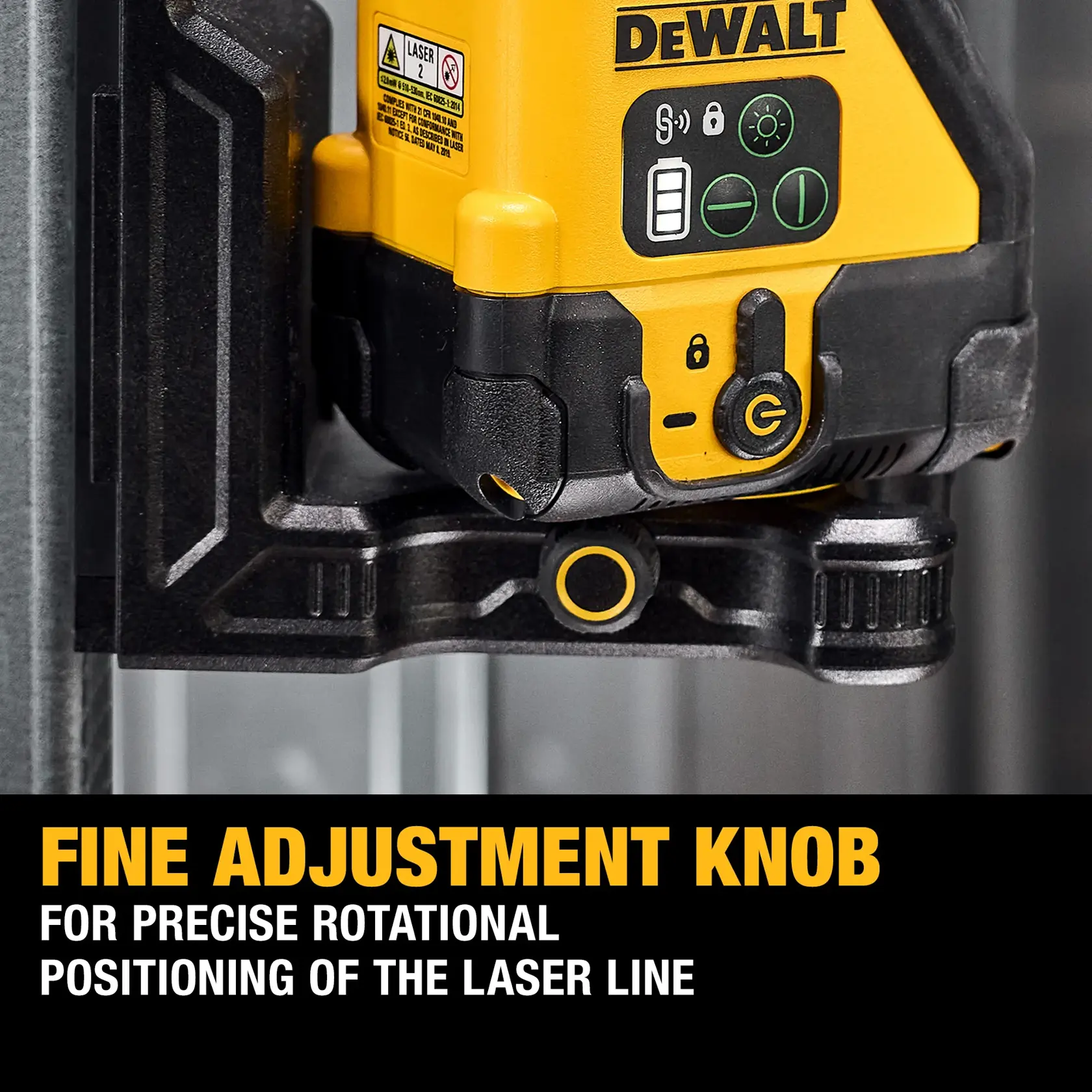 DEWALT® USB Cross Line Green Beam Laser