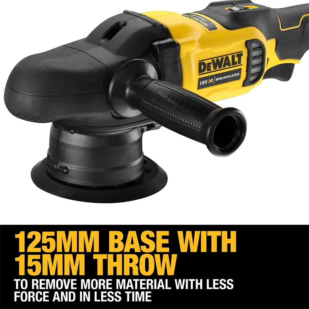 DEWALT® 18V XR® Brushless 125mm Rotary-Orbital Polisher (Tool Only)