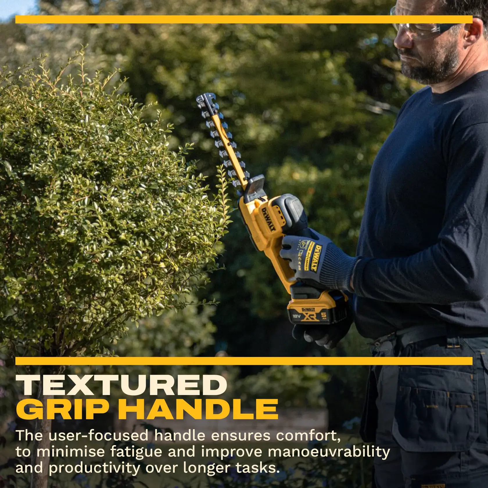 Herramienta DEWALT al aire libre. DCMHT520N-XJ, DCMHT520D1-QW, DCMHT520D1, DCMHT520N. Fotografía.