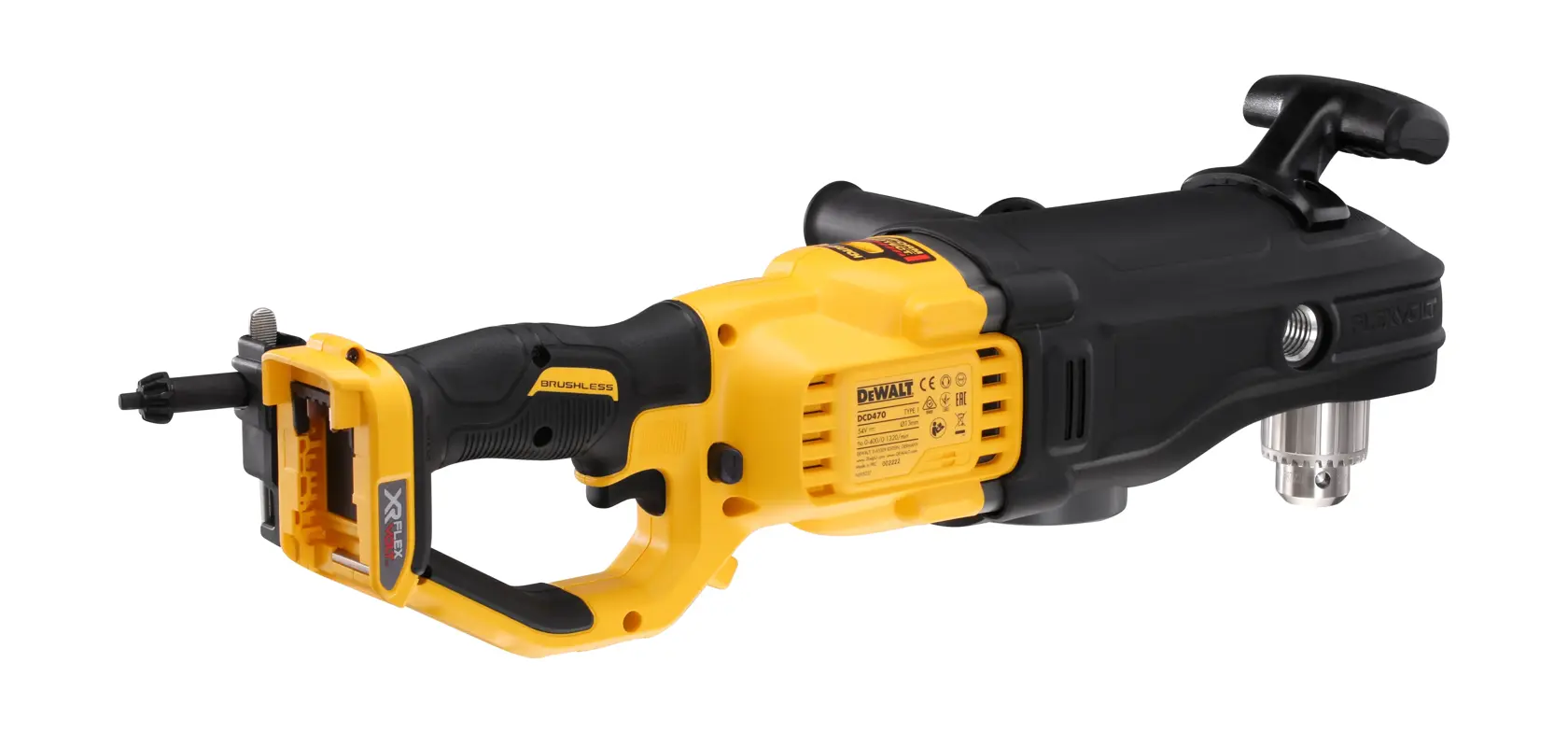 DEWALT® 54V XR® Brushless Right Angle Stud, Joist and Core Drill (Tool Only)
