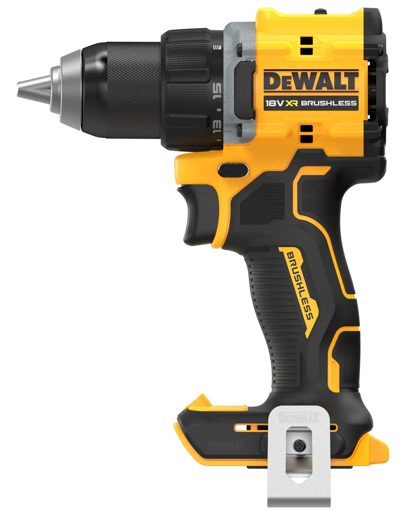 DEWALT 18V Bohrer DCD794NT, DCD794NT-XJ, schwarz/gelb, brushless, Produktfoto, Fotografie Kategorie.