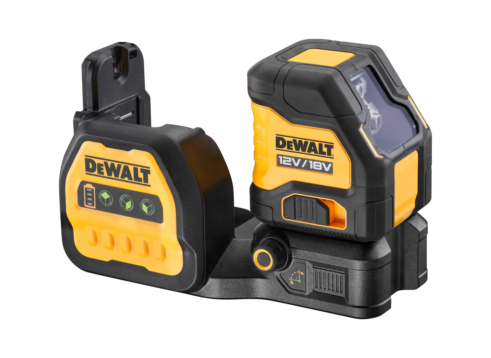 DEWALT® 12V / 18V XR® 3 x 360° Compact Cross Line Green Beam Laser (Tool Only)