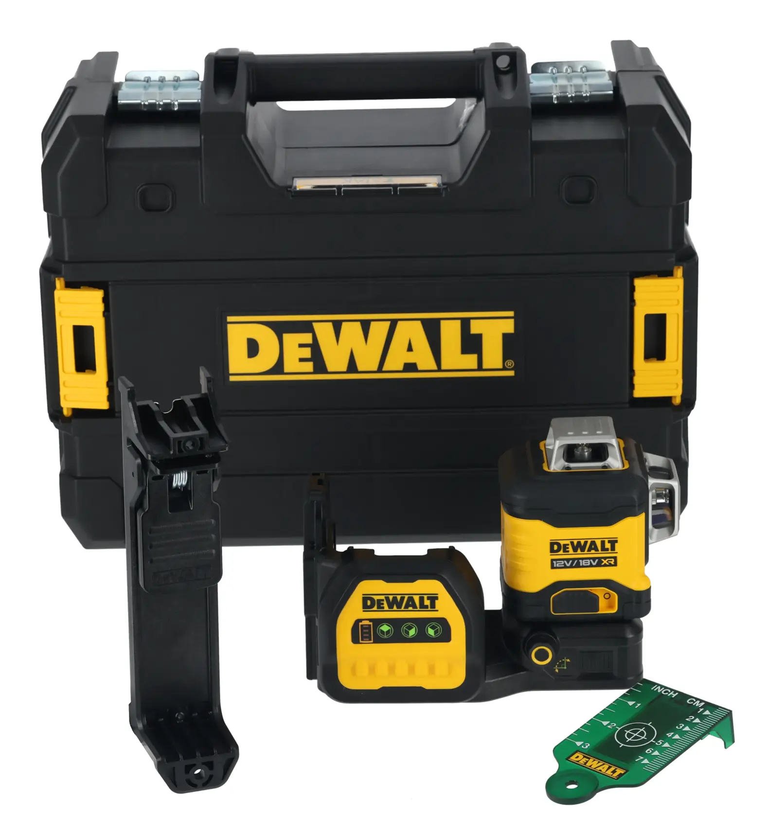 DEWALT® 12V / 18V XR® 3 x 360° Cross Green Beam Laser (Tool Only)