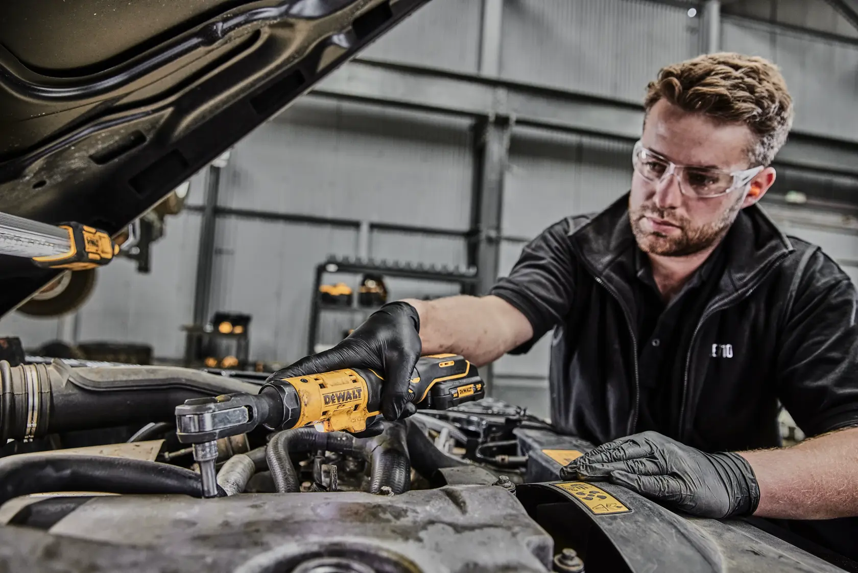 DEWALT® 12V XR® Brushless 3/8" Open Head Ratchet (Tool Only)