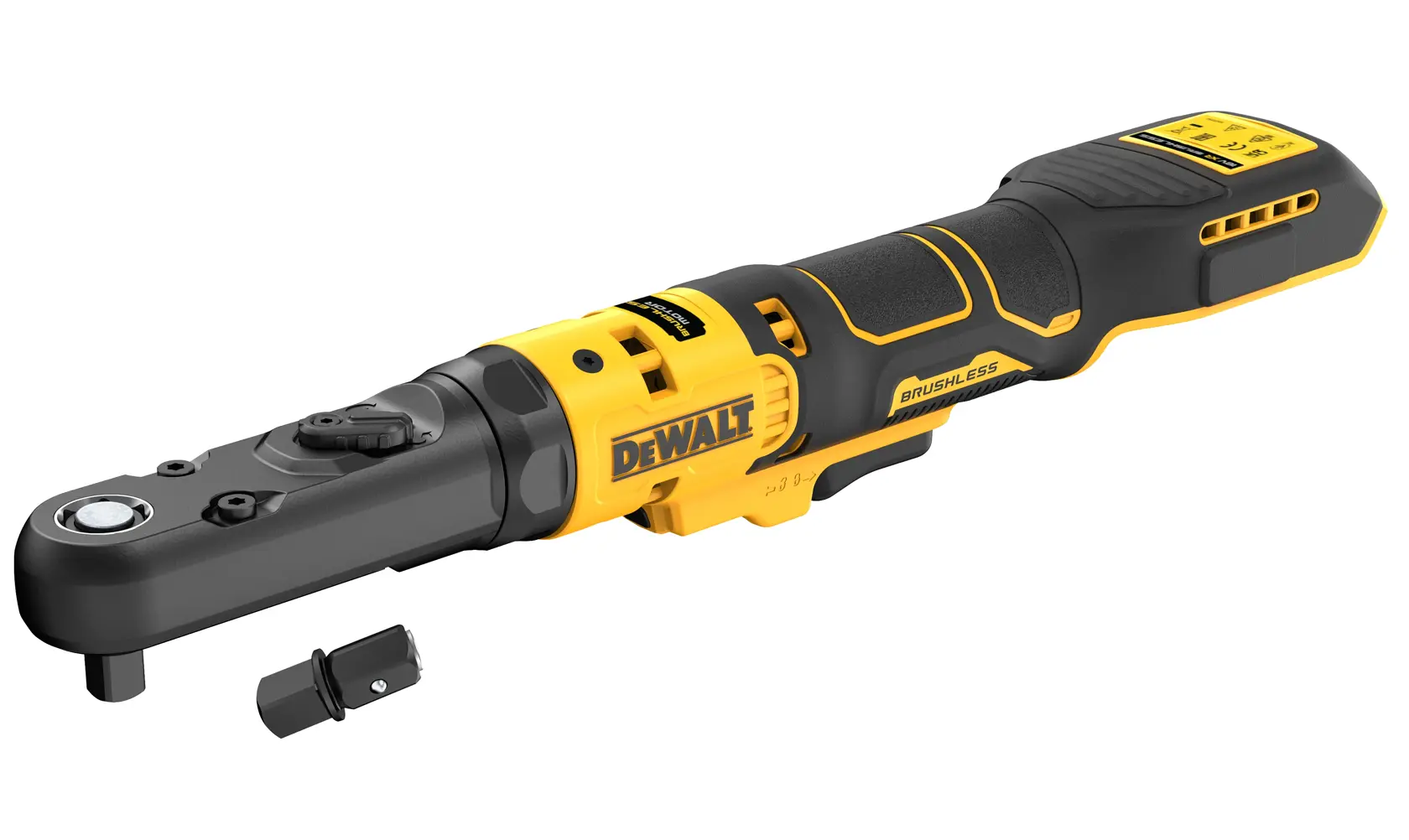 DEWALT® 18V XR® Brushless 3/8" and 1/2" Sealed Head Ratchet (Tool Only)