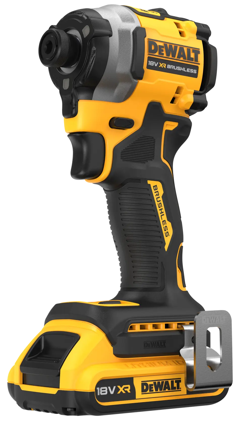 DEWALT impact driver DCF850D2T-QW, DCF850D2T, 18V XR brushless, photography category.