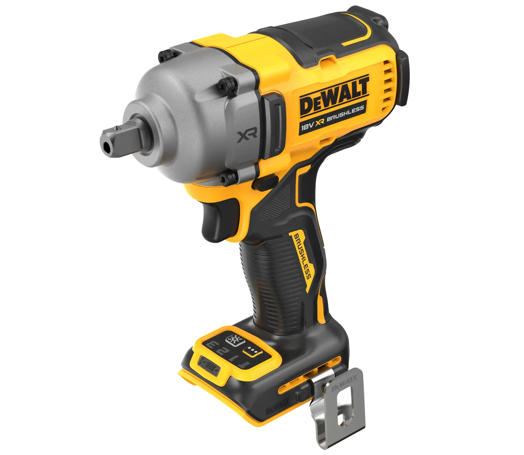 DEWALT® 18V XR® Brushless 1/2" Detent Pin Mid Torque Impact Wrench (Tool Only)