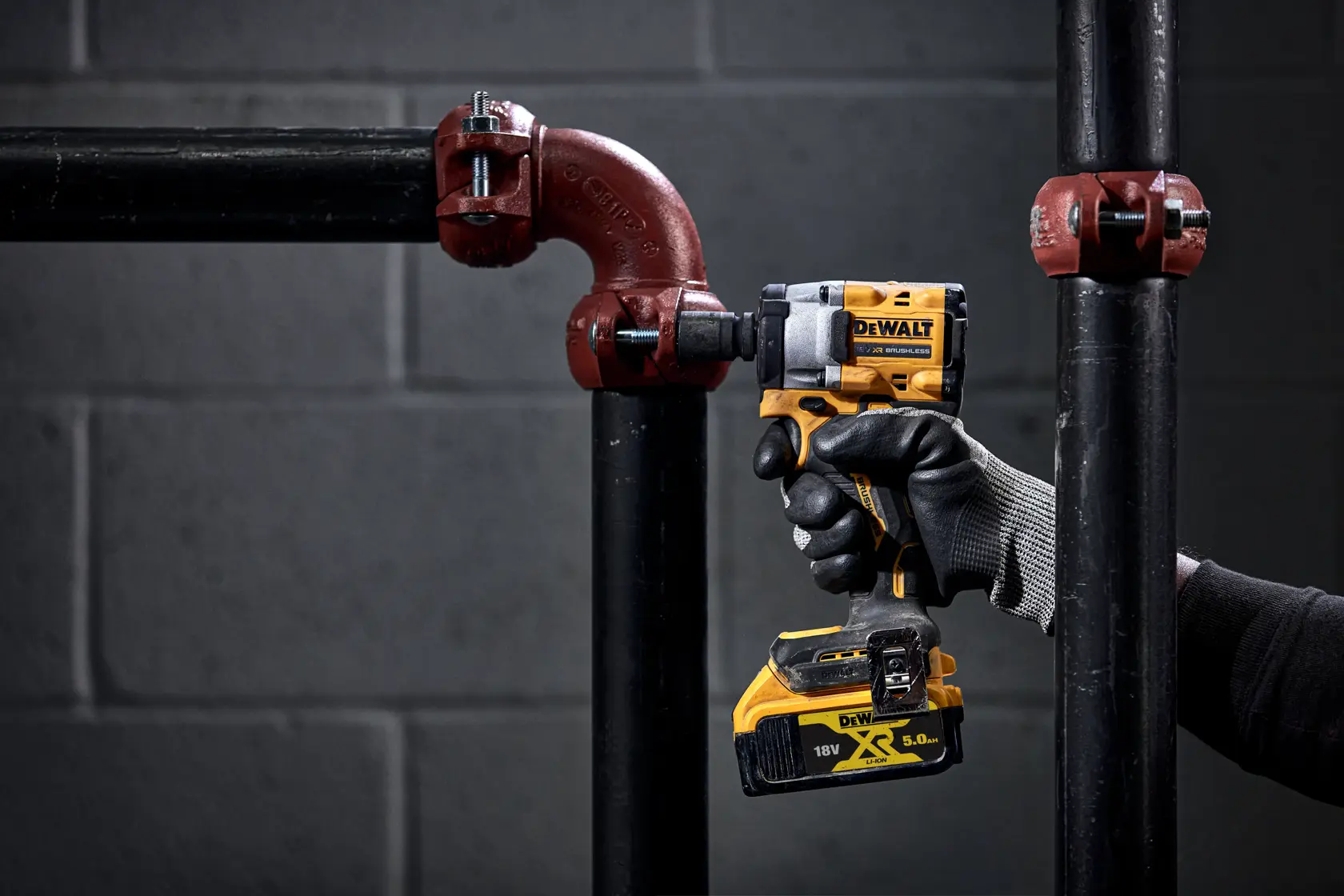 18V XR® Brushless 3/8" Hog Ring Compact Impact Wrench (Tool Only)