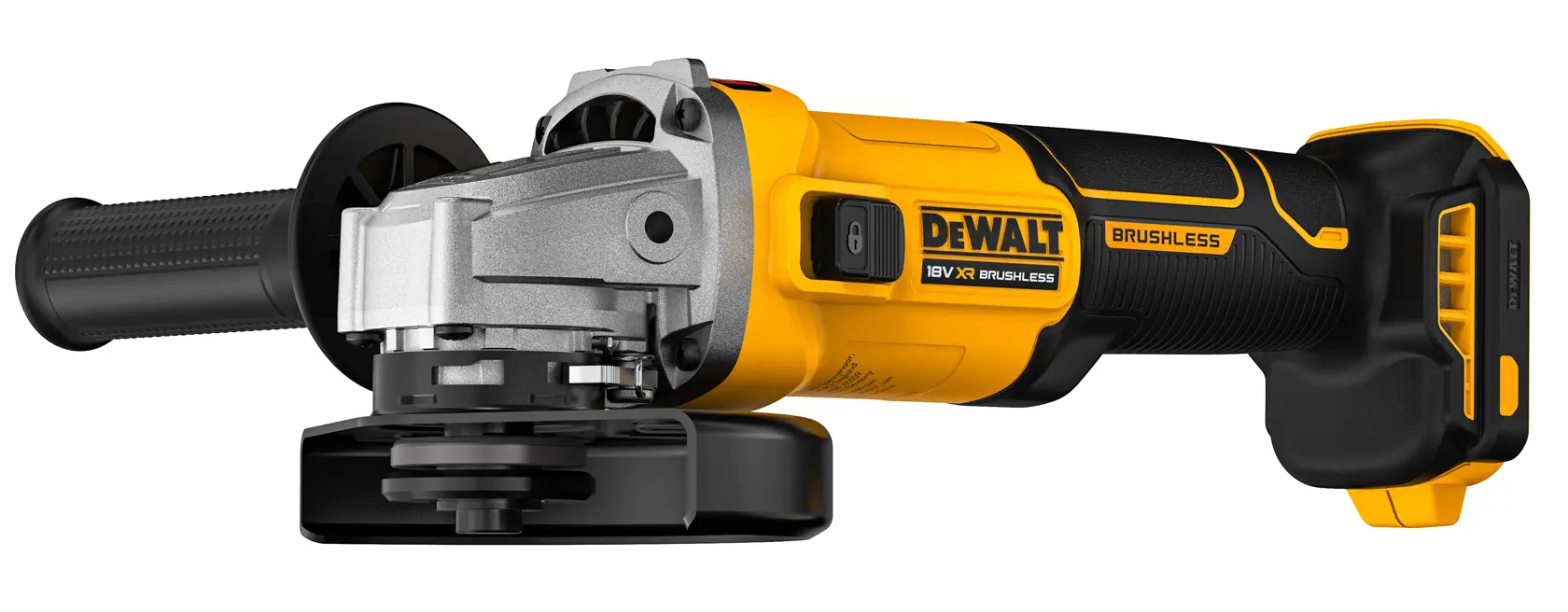 DEWALT® 18V XR® Brushless 125mm Paddle Switch Angle Grinder (Tool Only)