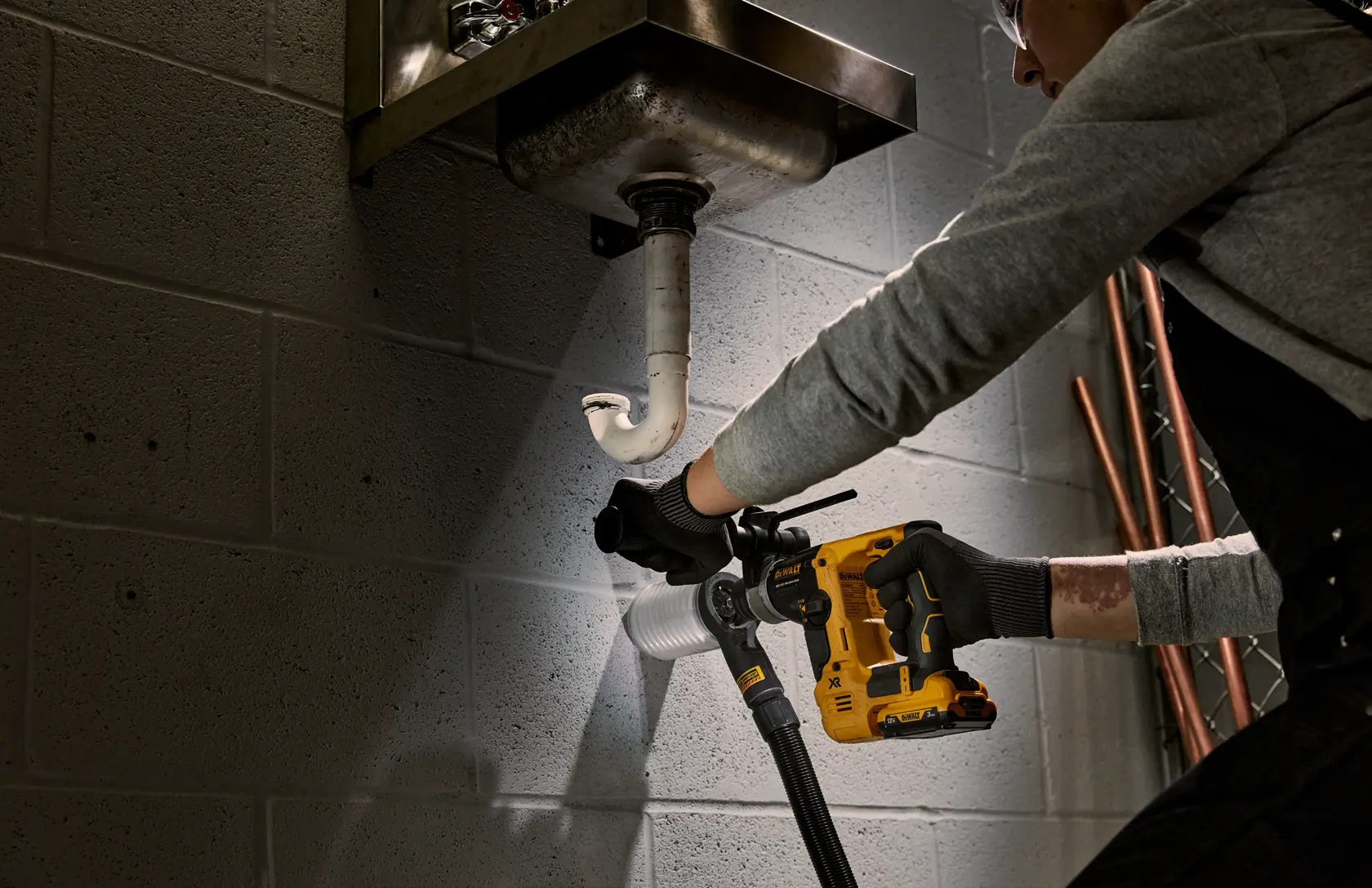 DEWALT® 12V XR® Brushless 14mm SDS Plus Hammer Drill (Tool Only)