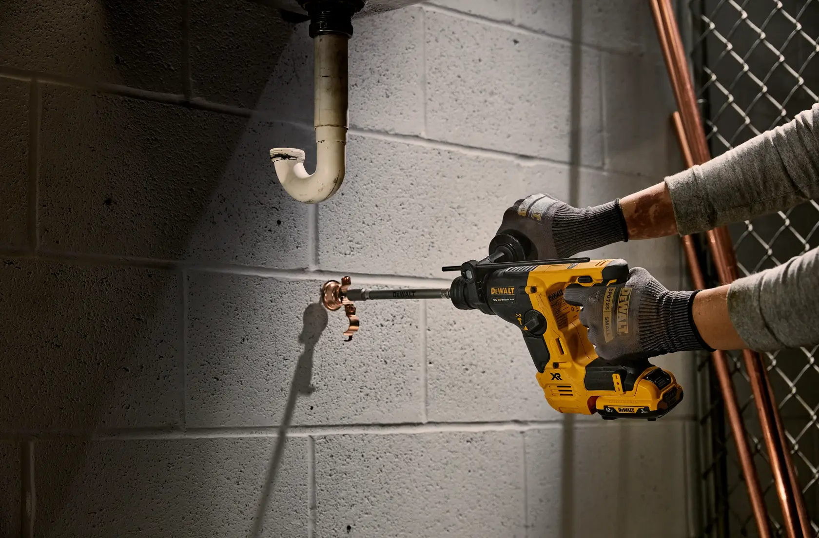 DEWALT® 12V XR® Brushless 14mm SDS Plus Hammer Drill (Tool Only)