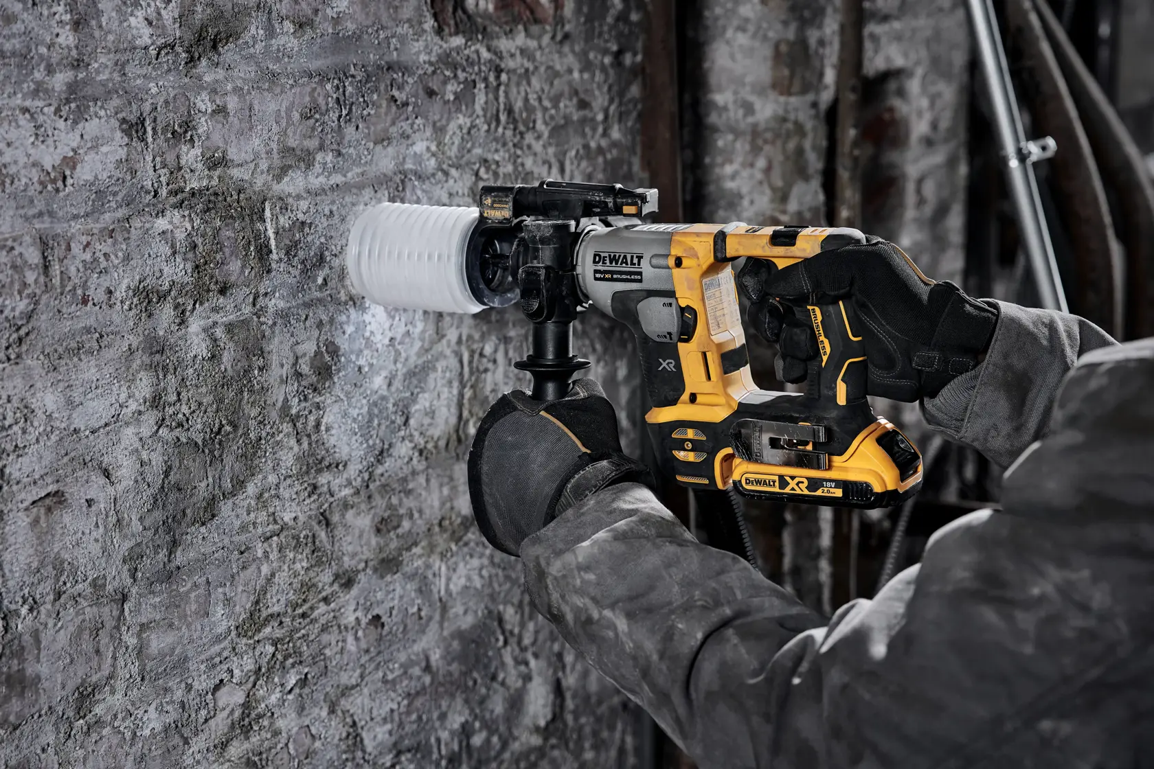 DEWALT® 18V XR® Brushless 16mm SDS Plus Hammer Drill (Tool Only)