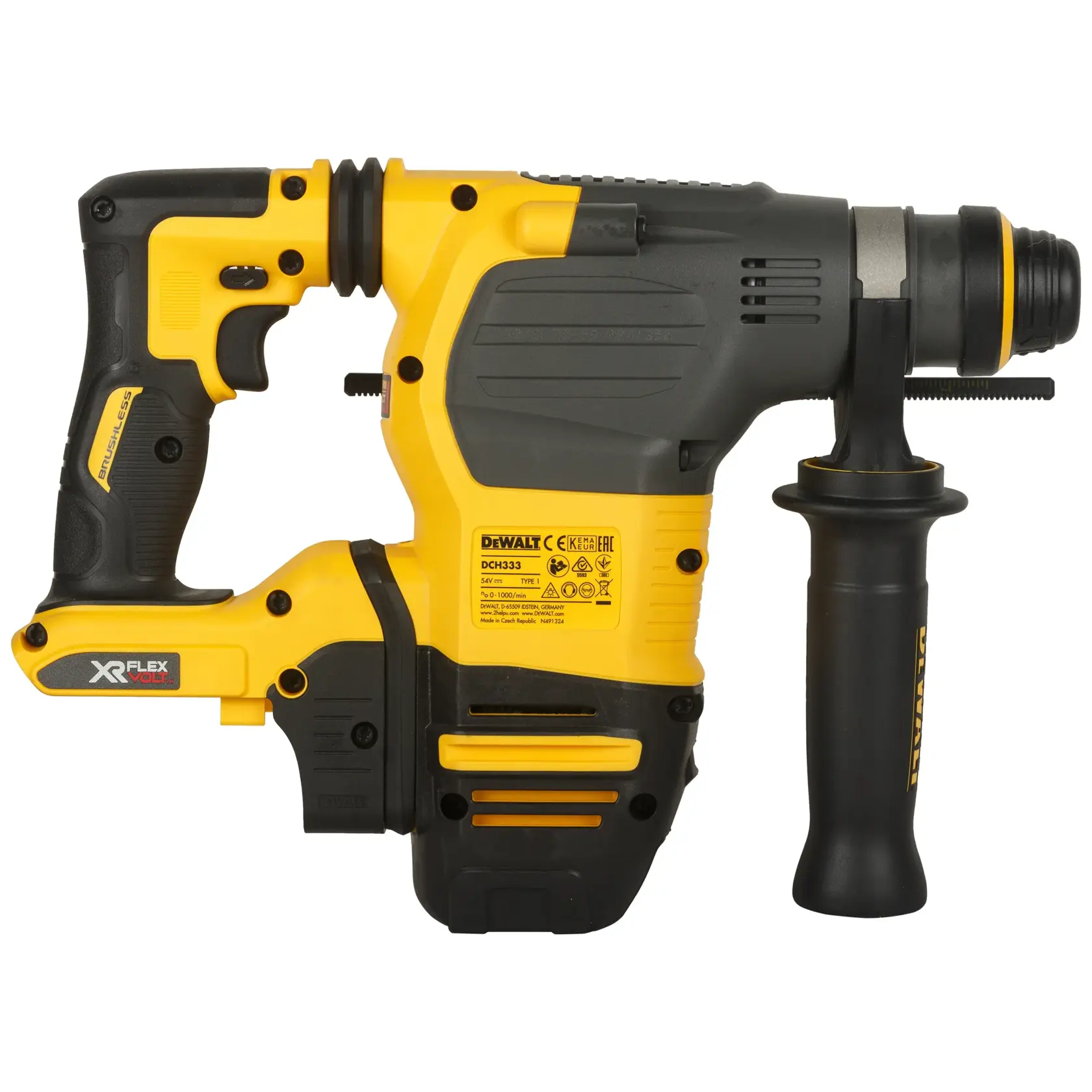 DEWALT® 54V XR Flexvolt® Brushless 30mm SDS Plus 3 Mode Cordless Hammer (Tool Only)