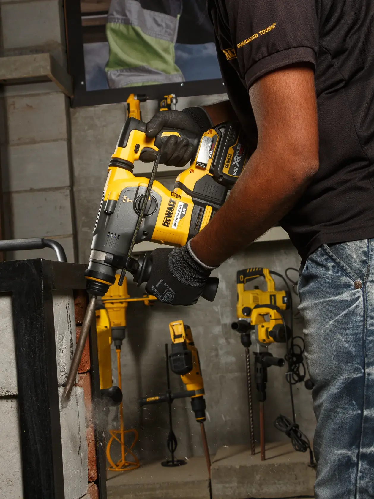 DEWALT® 54V XR Flexvolt® Brushless 30mm SDS Plus 3 Mode Cordless Hammer (Tool Only)
