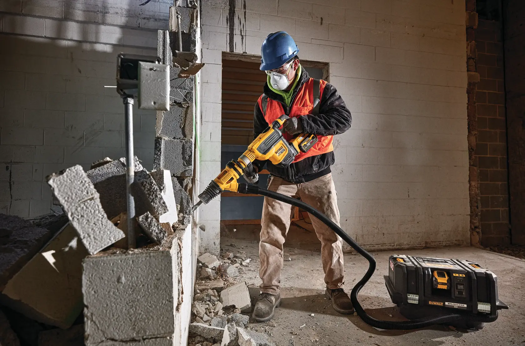 DEWALT® 54V XR Flexvolt® 45mm SDS Max Hammer Drill (Tool Only)