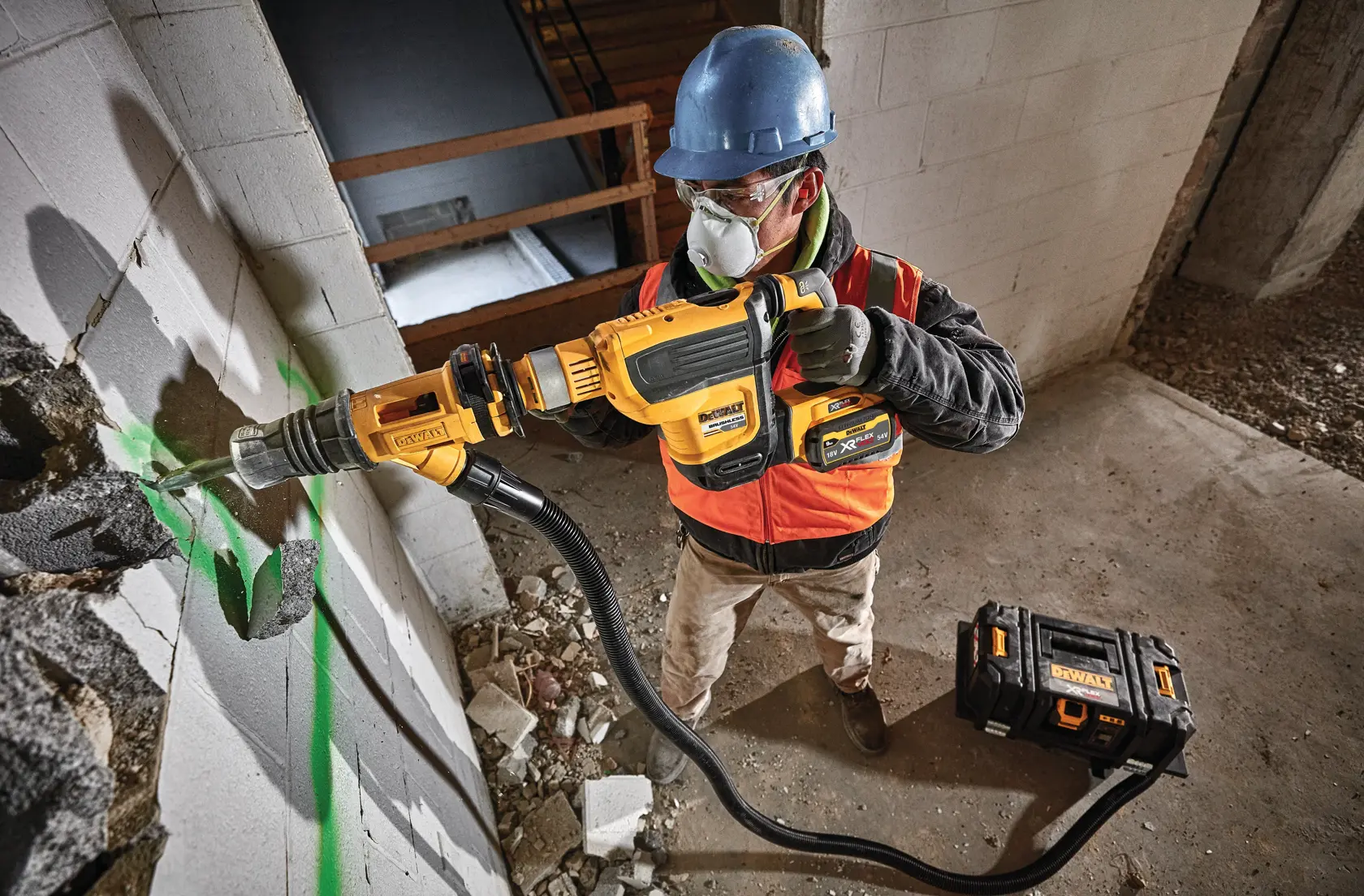 DEWALT® 54V XR Flexvolt® 45mm SDS Max Hammer Drill (Tool Only)