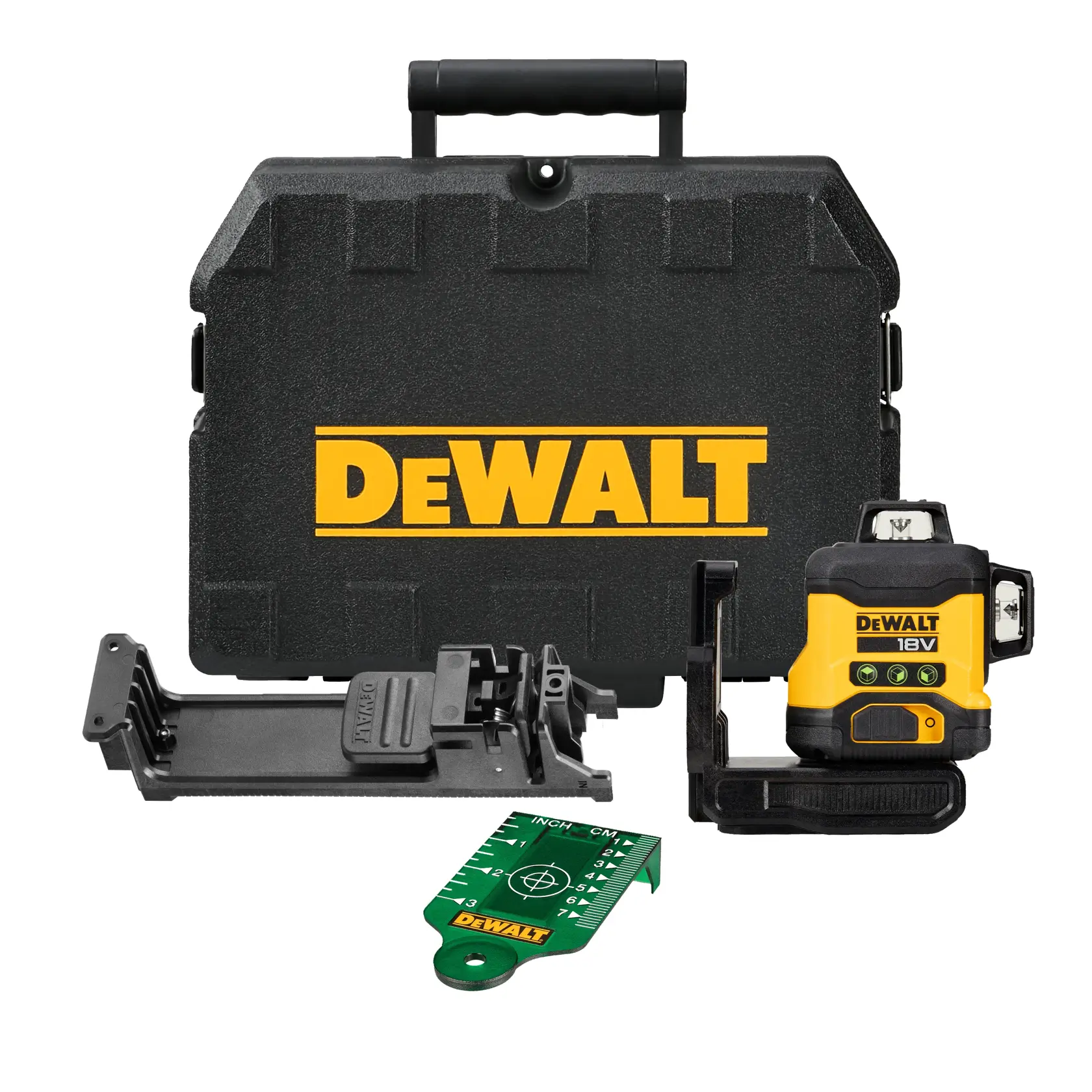 DEWALT® 18V XR® 3 x 360° Compact Green Beam Laser (Tool Only)