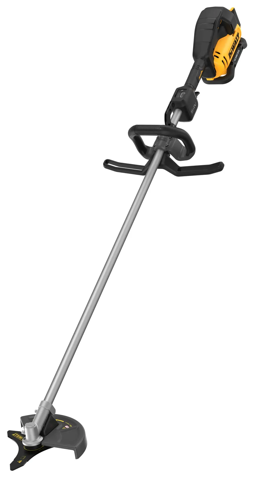 DEWALT brush cutter DCMBC812N-XJ, DCMBC812N. Long handle, black/yellow, photography category.