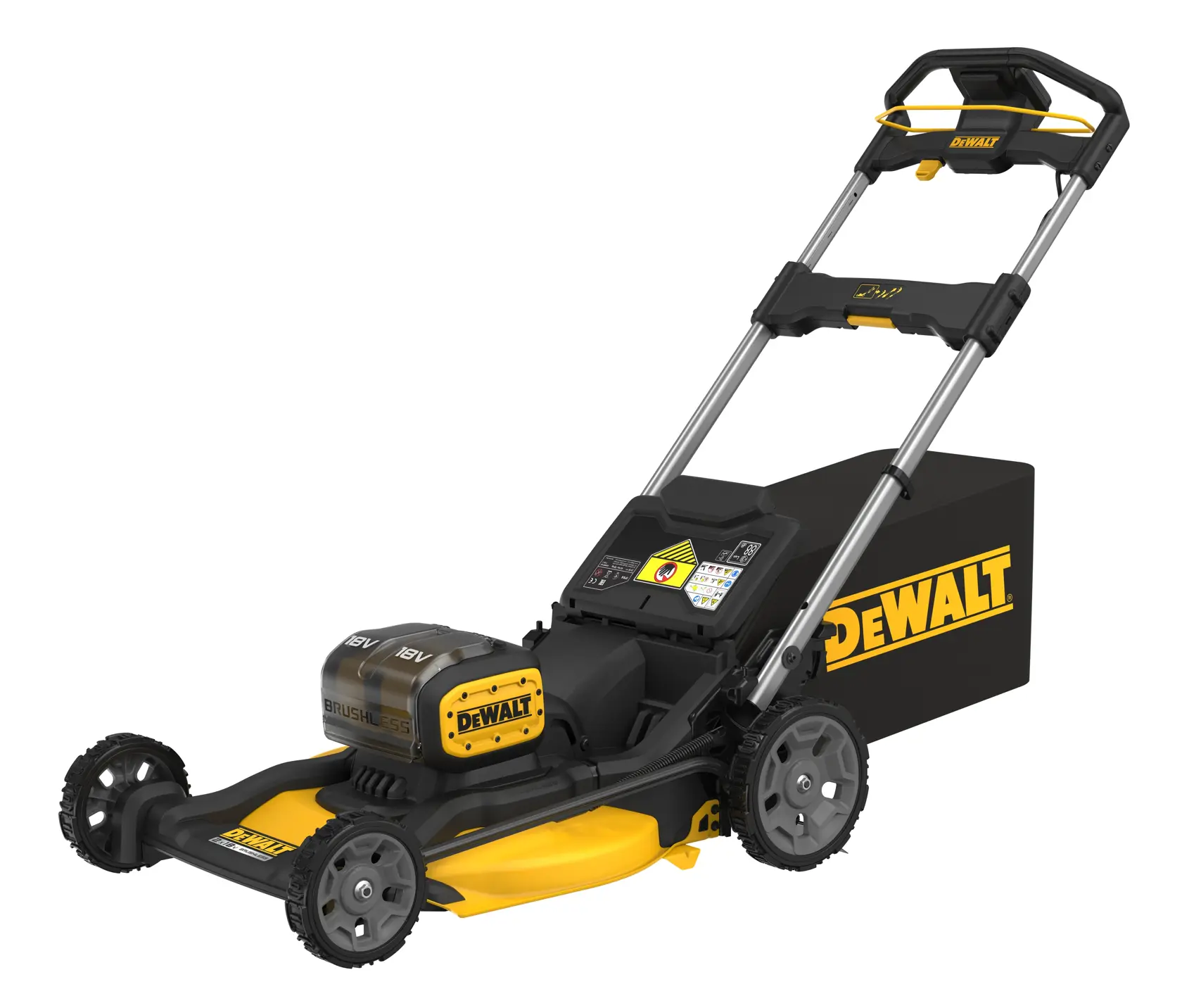 DEWALT® 18V XR® 53cm Self-propelled Lawn Mower with two batteries (Tool Only)
