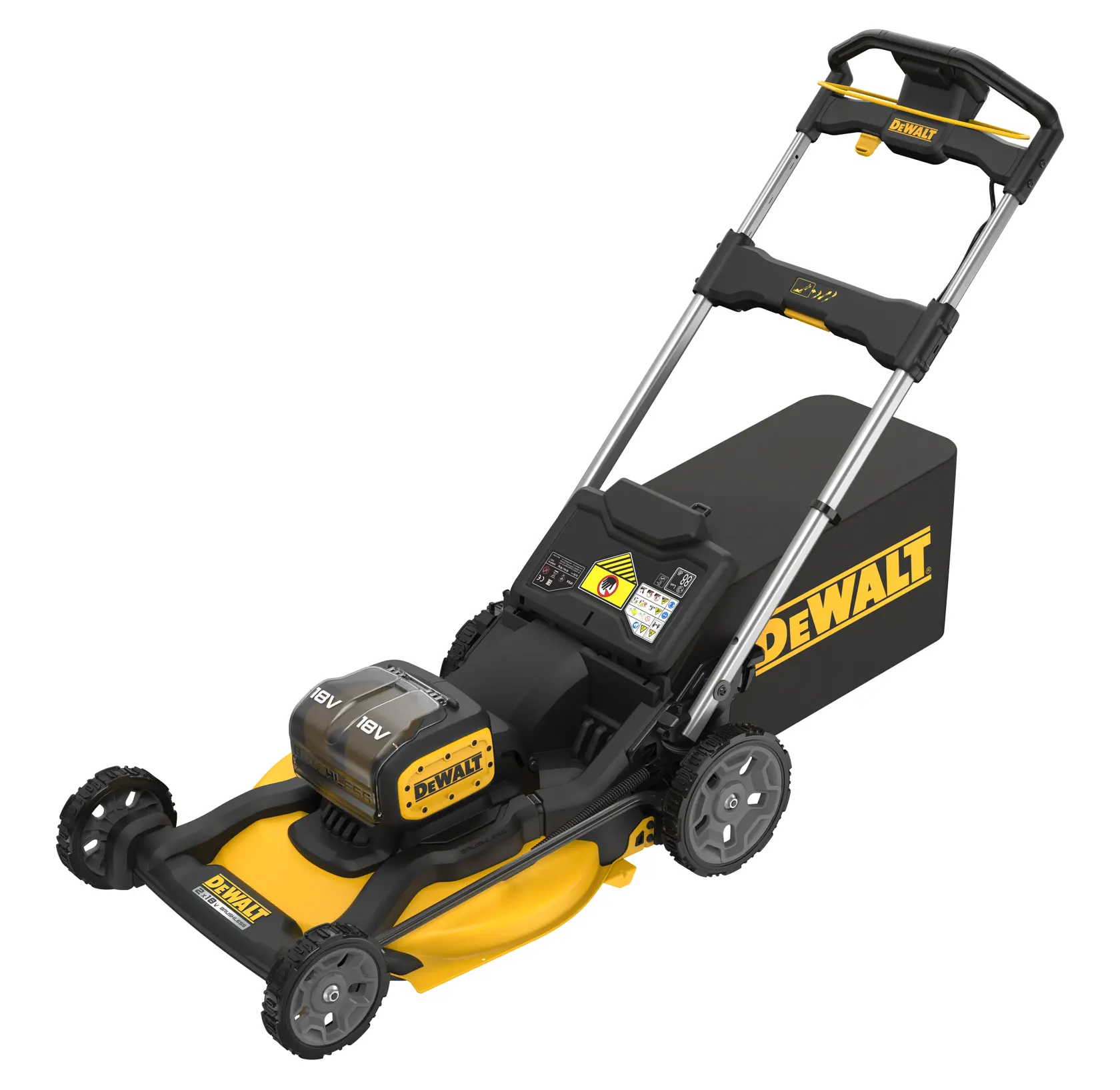 DEWALT® 18V XR® 53cm Self-propelled Lawn Mower with two batteries (Tool Only)