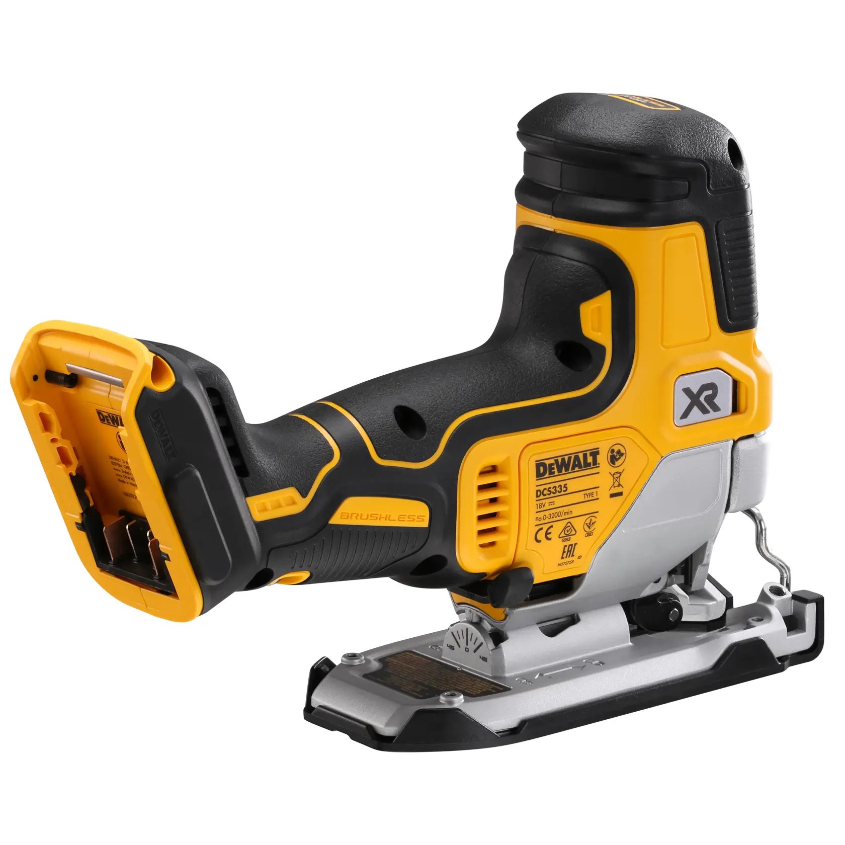 DEWALT® 18V XR® Brushless Body Grip Jigsaw (Tool Only)