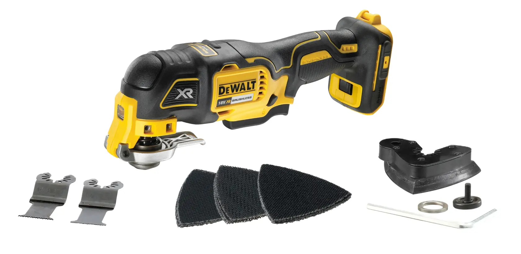 DEWALT® 18V XR® Brushless Oscillating Multi-Tool Sander (Tool Only)