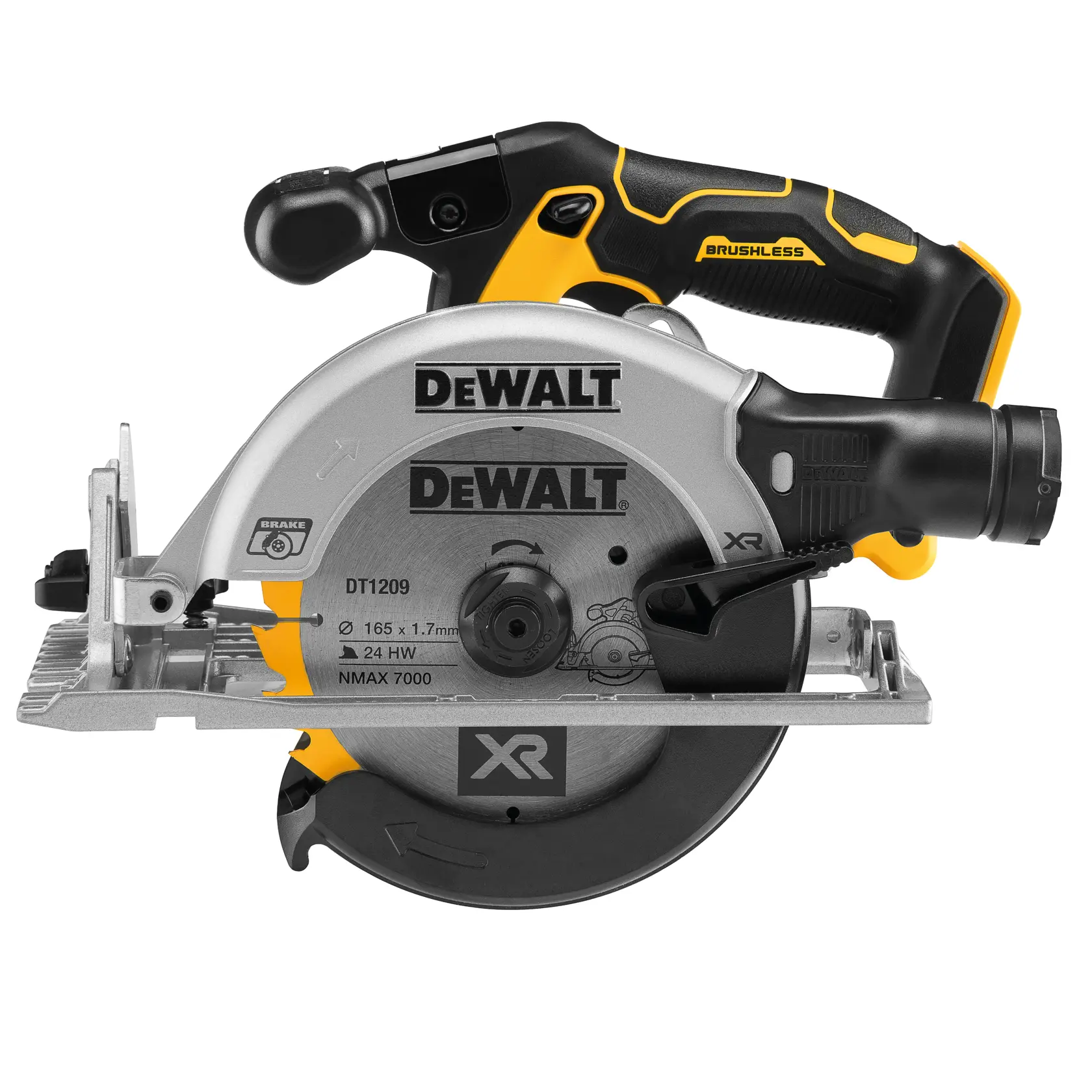 18V XR® Brushless 165mm Circular Saw (Tool Only)