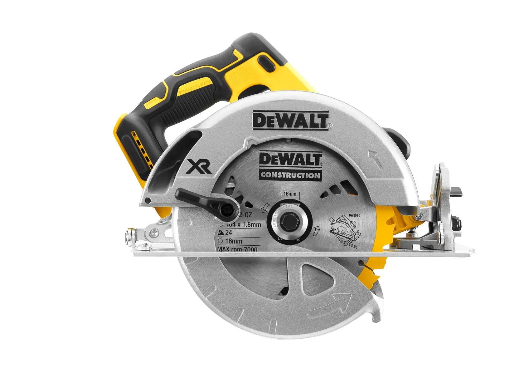 DEWALT® 18V XR® Brushless 184mm Circular Saw (Tool Only)