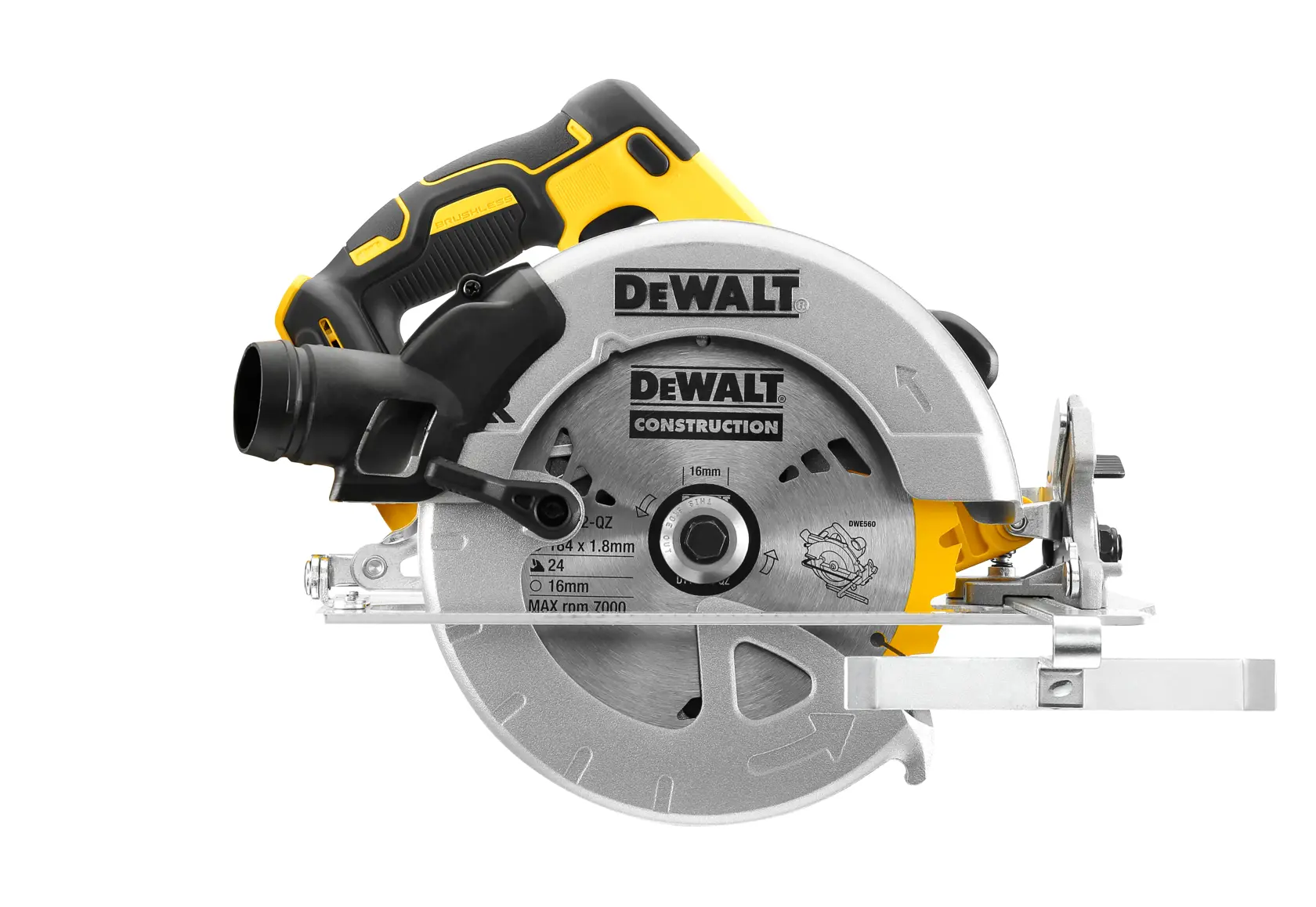 DEWALT® 18V XR® Brushless 184mm Circular Saw (Tool Only)