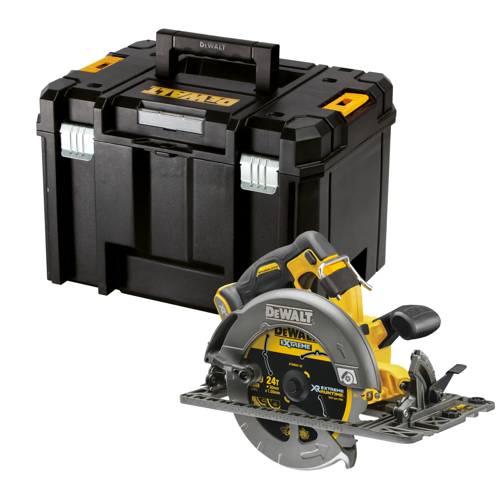 DEWALT® 54V XR Flexvolt® 190mm Rail Compatible Circular Saw (Tool Only)