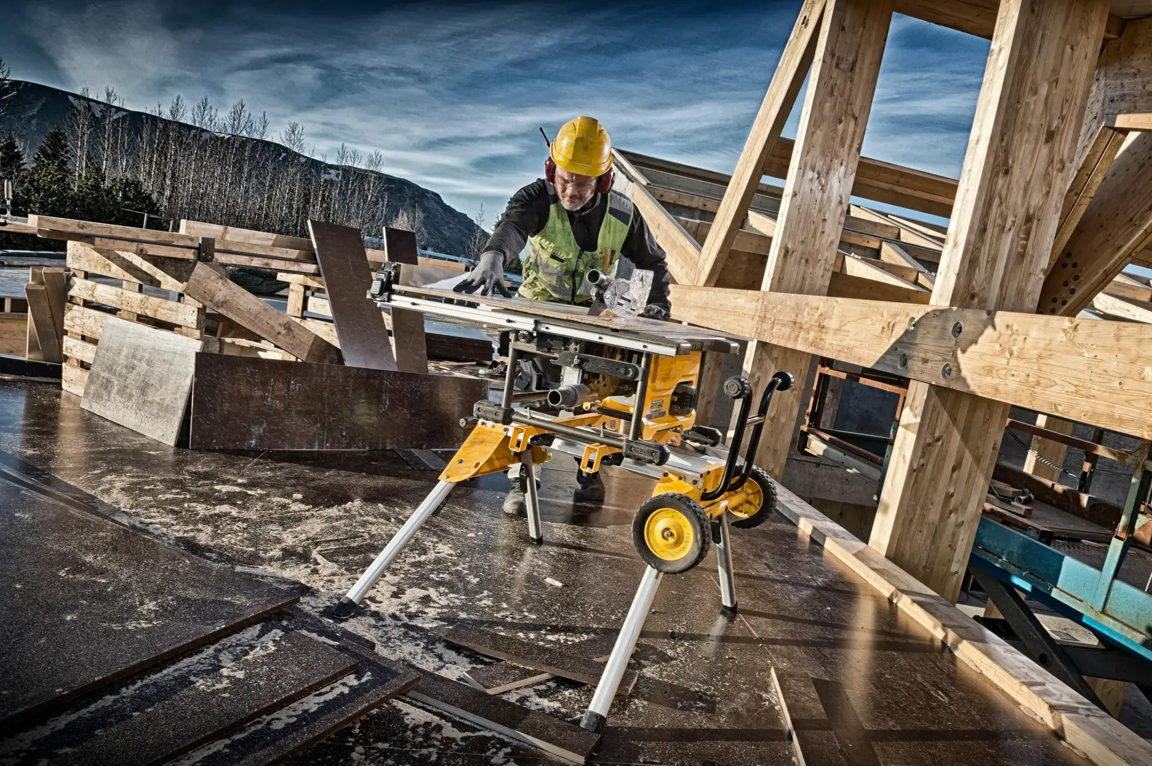 DEWALT® 54V XR Flexvolt® 210mm Table Saw (Tool Only)