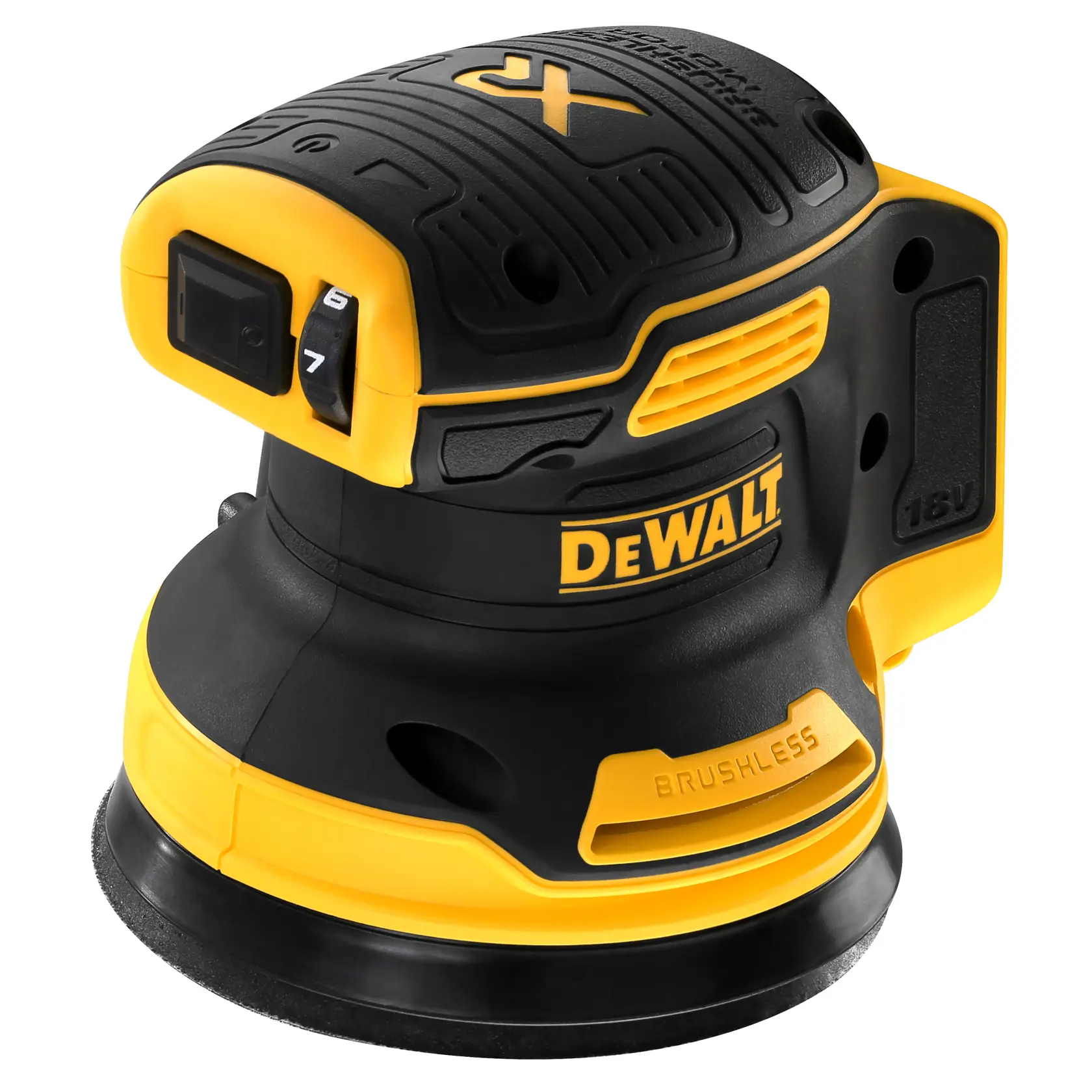DEWALT® 18V XR® Brushless 125mm Random Orbit Sander (Tool Only)