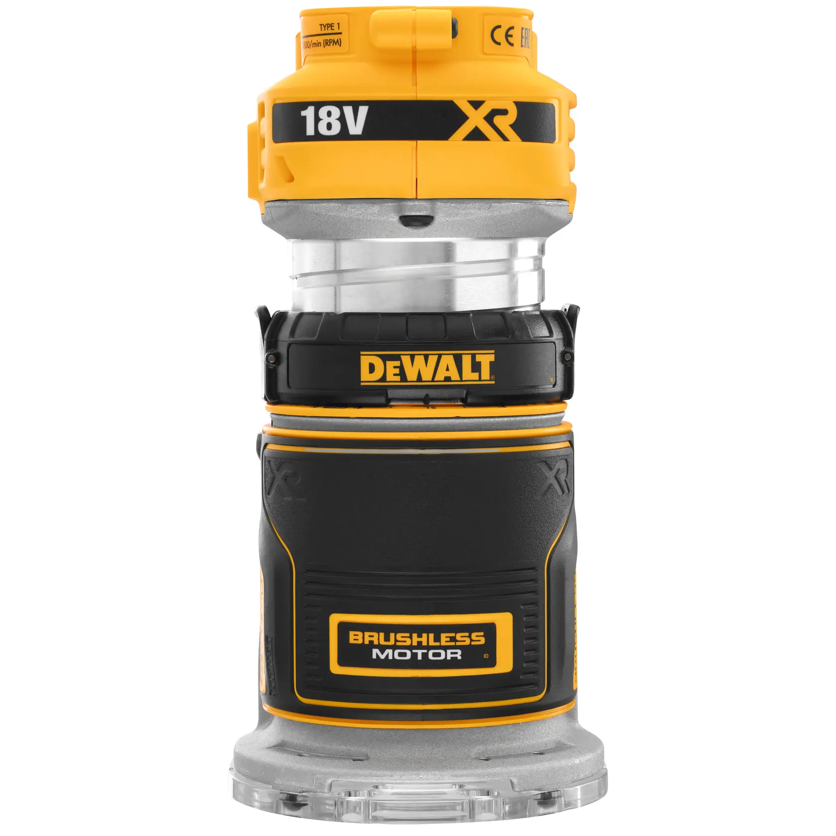 DEWALT® 18V XR® Brushless 8mm 1/4" Plunge Router (Tool Only)