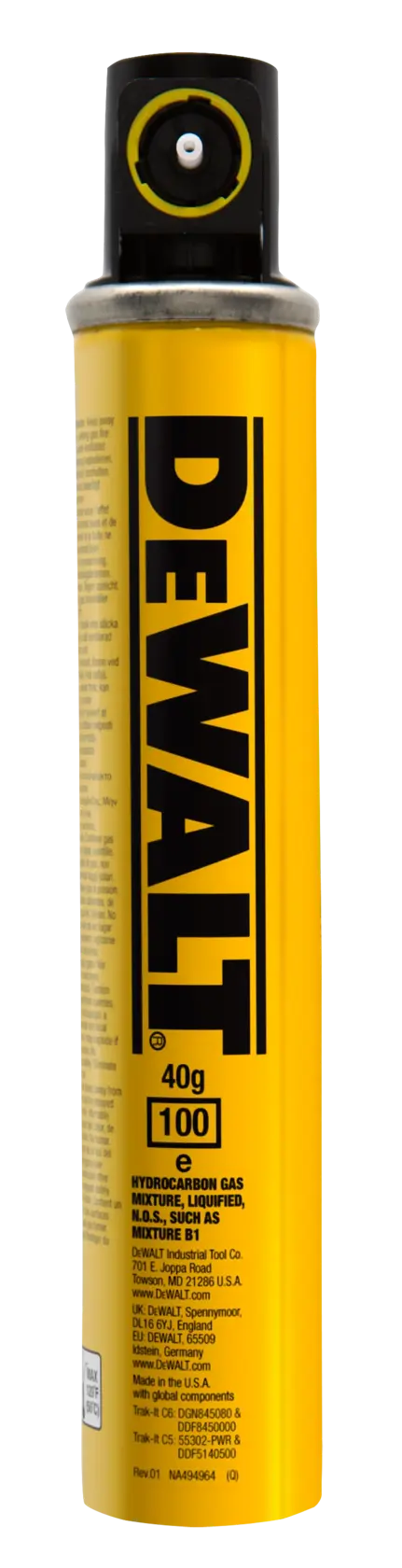 DEWALT® C6 TRAK-IT Gas Canister