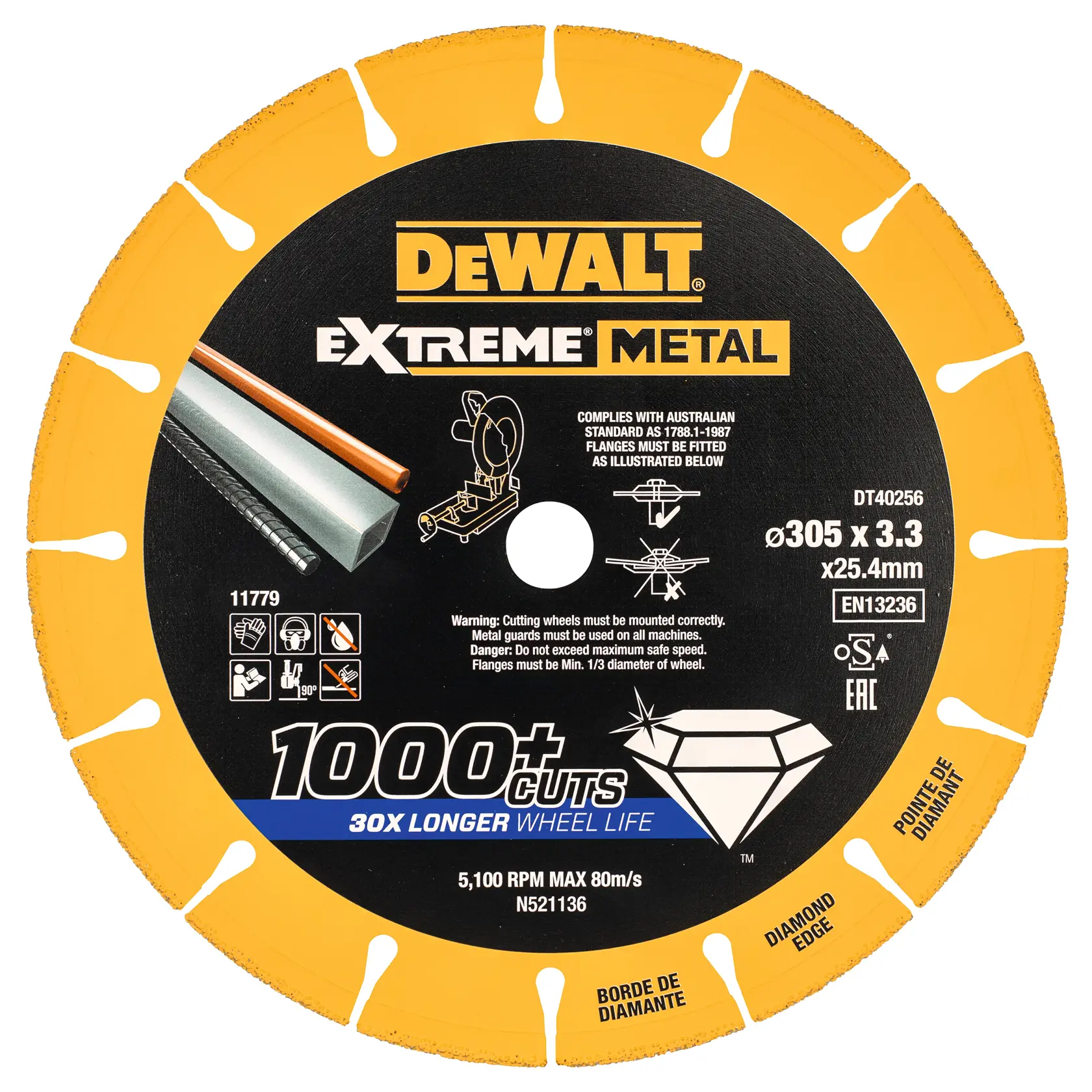 Graphic showing DEWALT XTREME Sub-Compact Series branding with the slogan 'Compact and Performance Packed' on a yellow background.