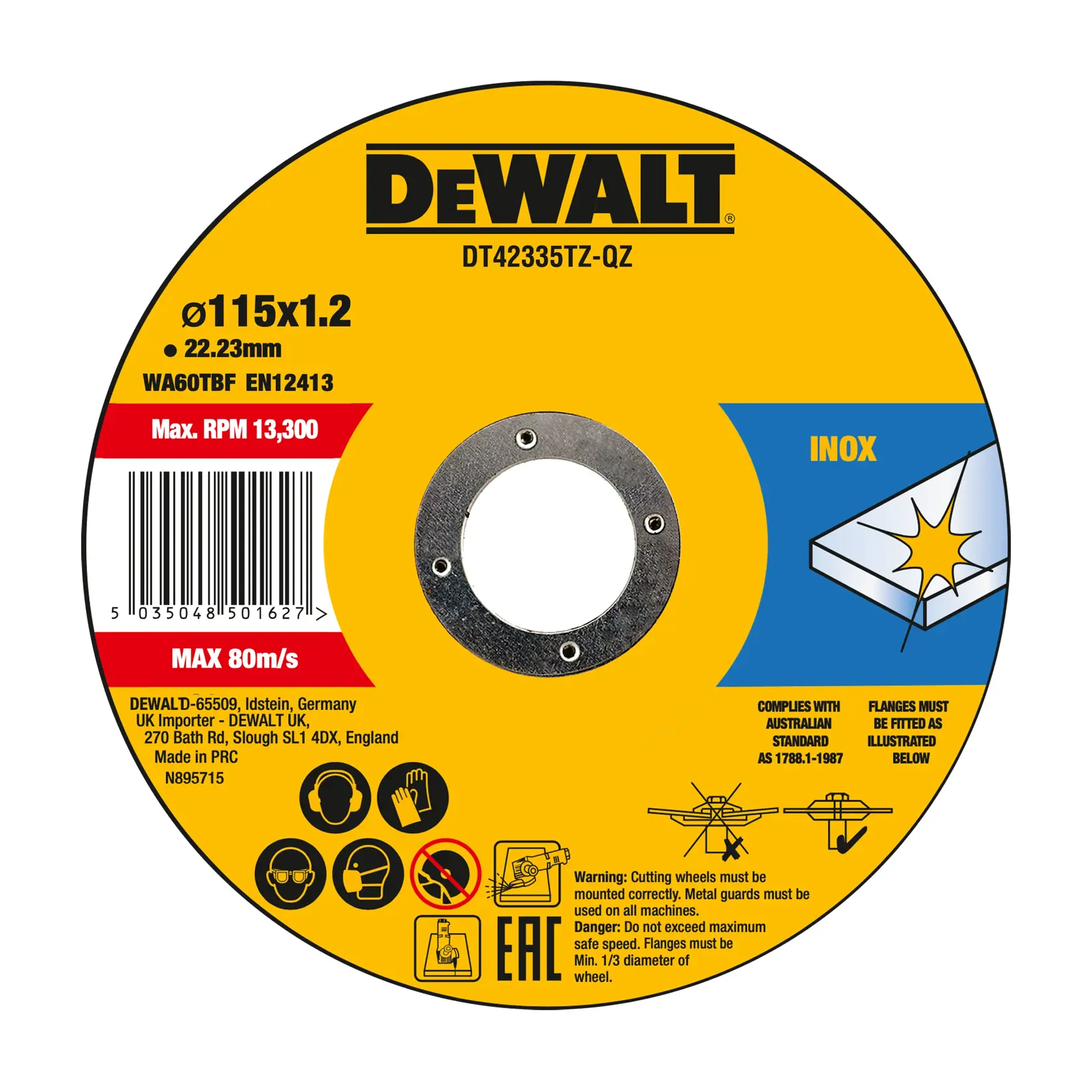 DEWALT® Standard Grinding Disc (10 pcs.)