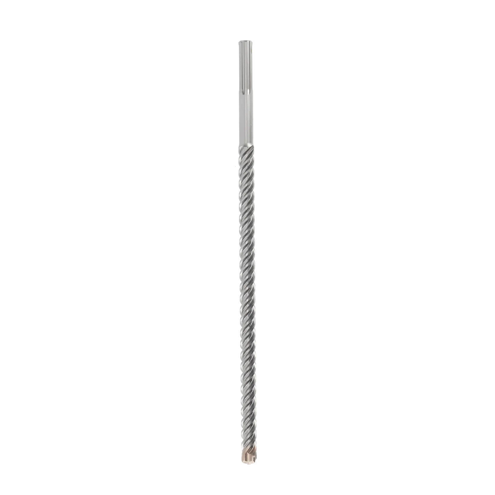 DEWALT DT60820, DT60820-QZ long spiral masonry drill bit, silver, product photo on white background.