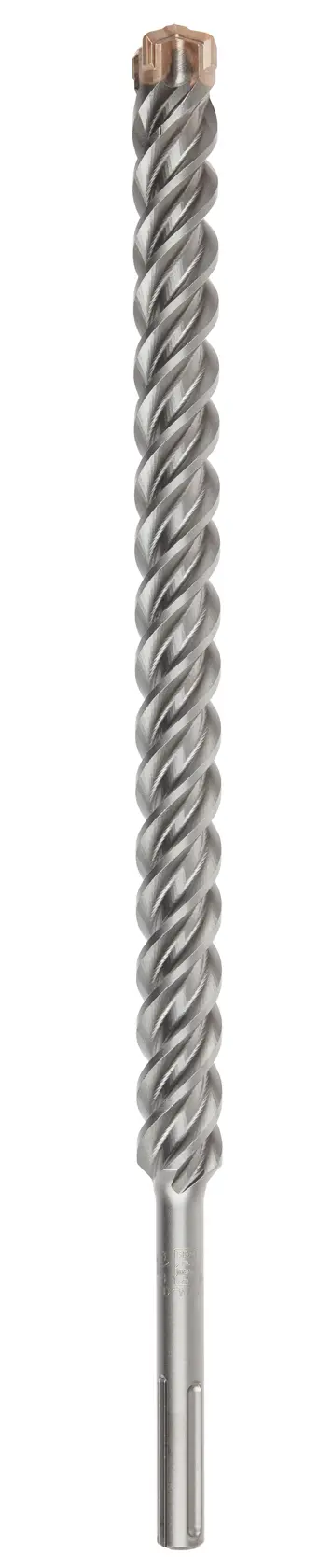 A DEWALT DT60837 twisted metal drill bit for masonry, shown upright against a white background.