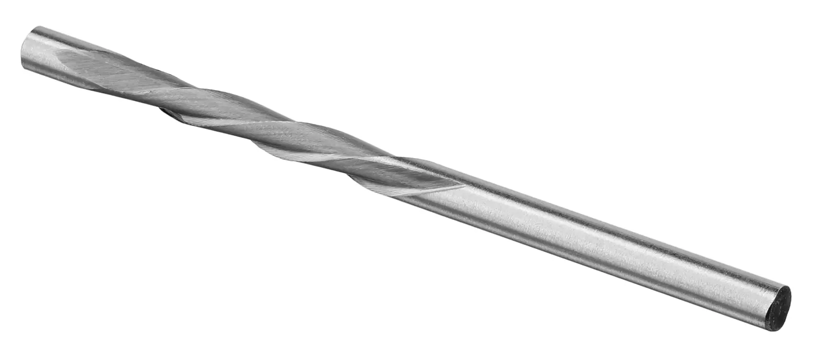 Metal DEWALT drill bit, cylindrical with spiral flutes, used for drilling in various materials.