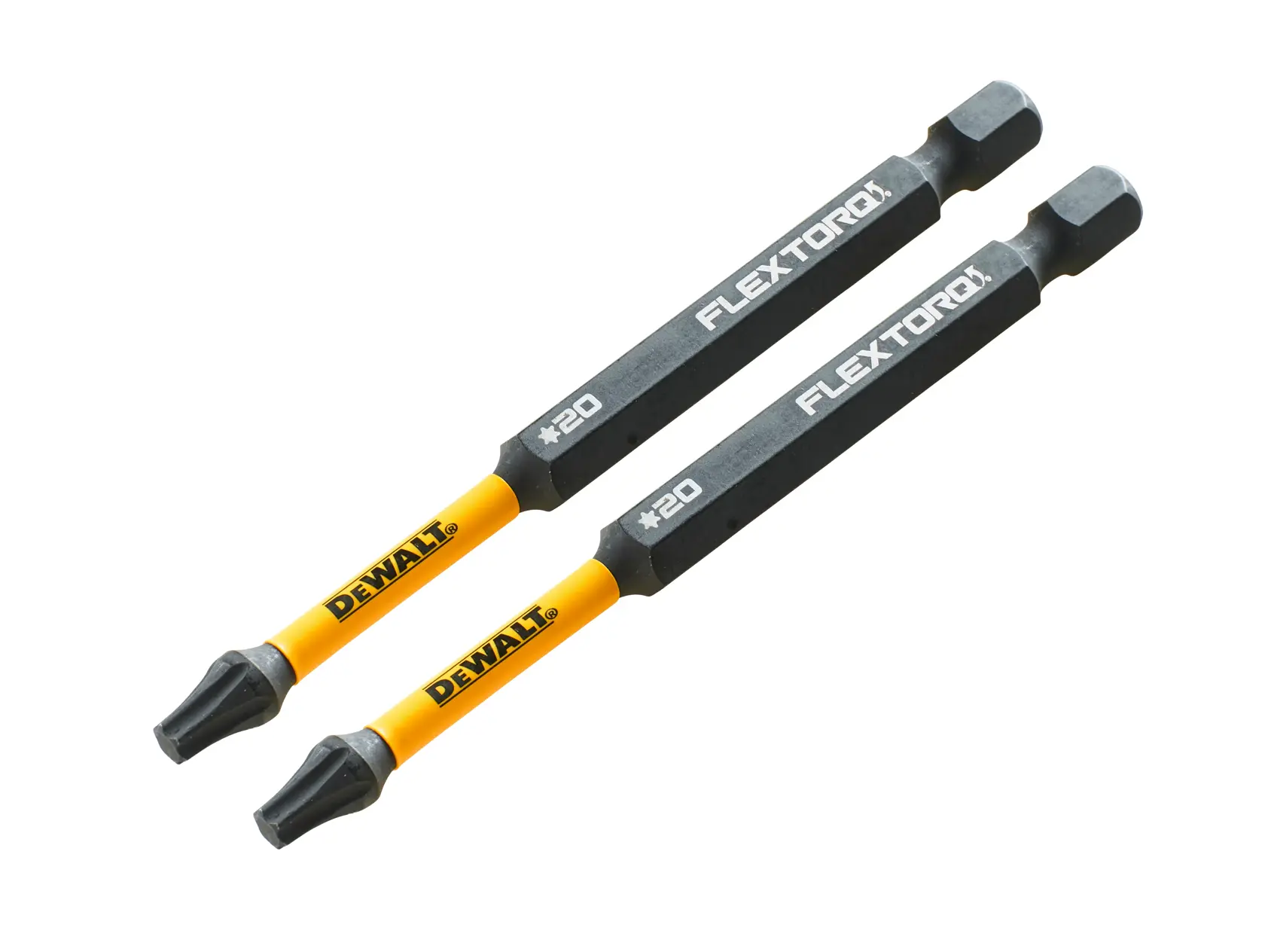 Graphic showing DEWALT XTREME Sub-Compact Series branding with the slogan 'Compact and Performance Packed' on a yellow background.