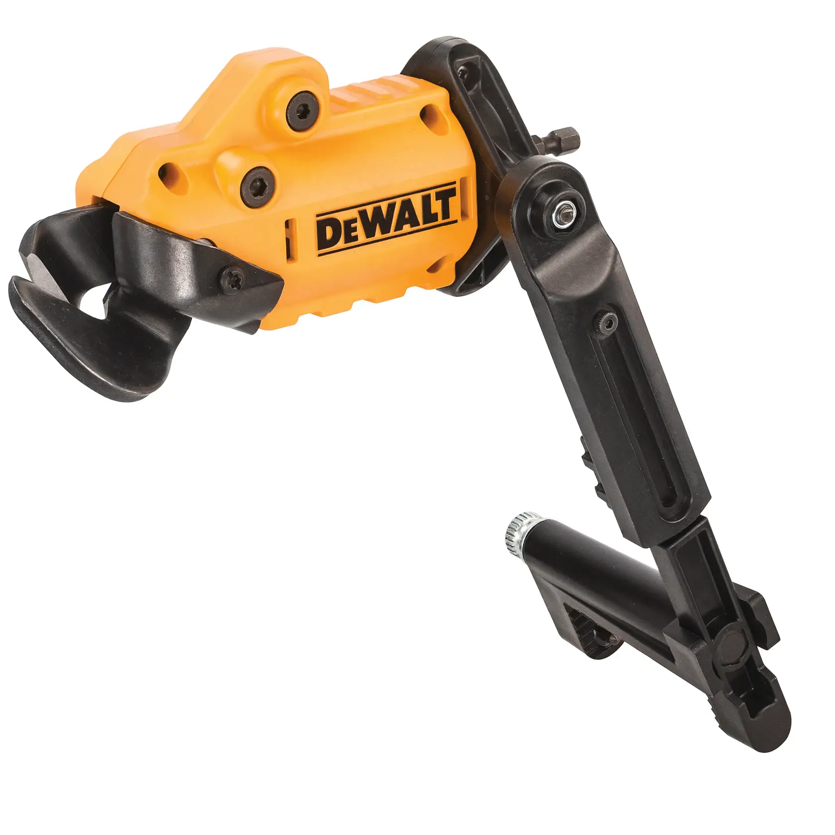 Graphic showing DEWALT XTREME Sub-Compact Series branding with the slogan 'Compact and Performance Packed' on a yellow background.