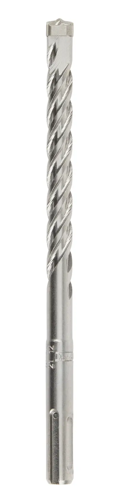 Photo of DEWALT DT8929 masonry drill bit, silver, straight angle, spiral flutes, for hammer drills.