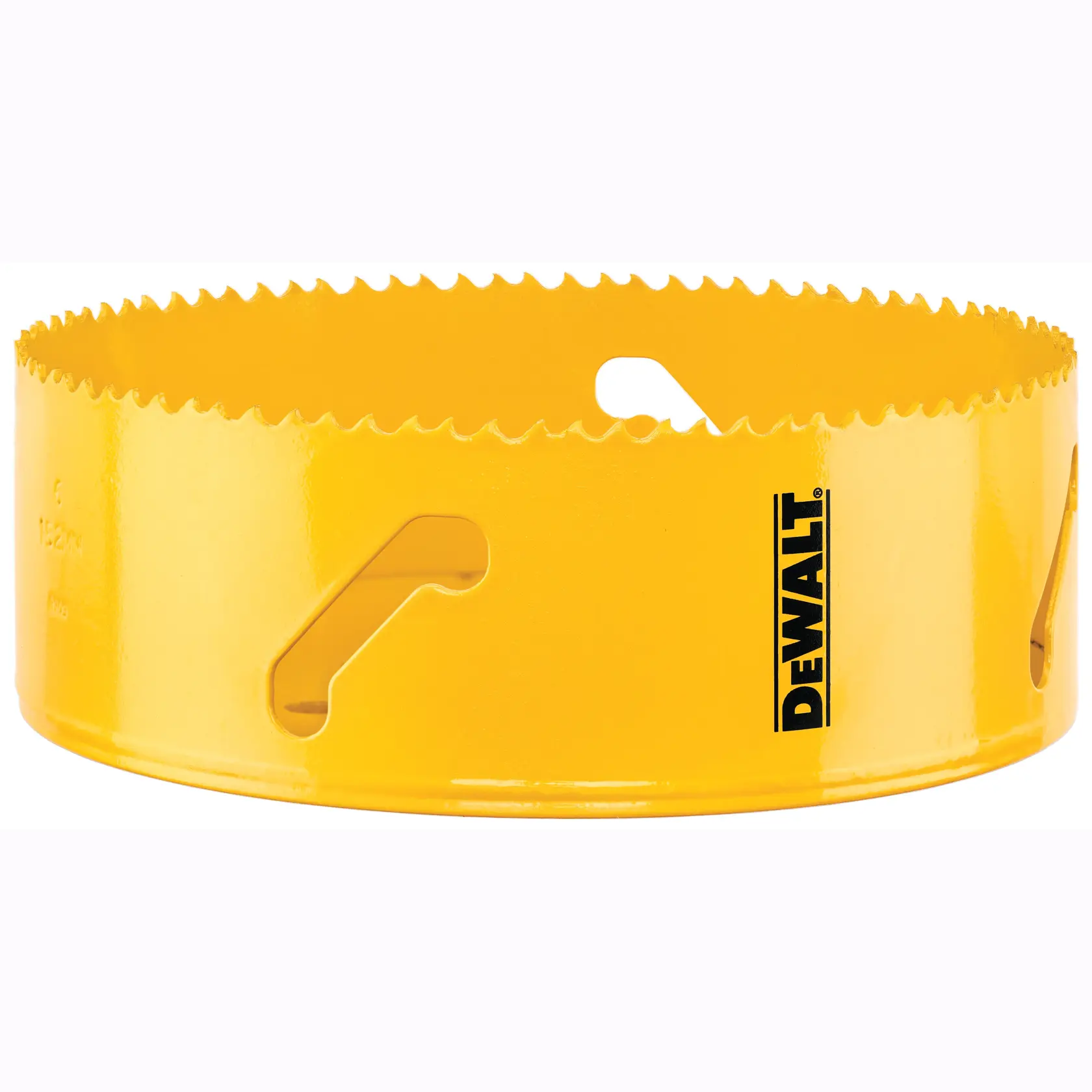 Graphique montrant la marque DEWALT XTREME Sub-Compact Series avec le slogan 'Compact et performance garantie' sur un fond jaune.