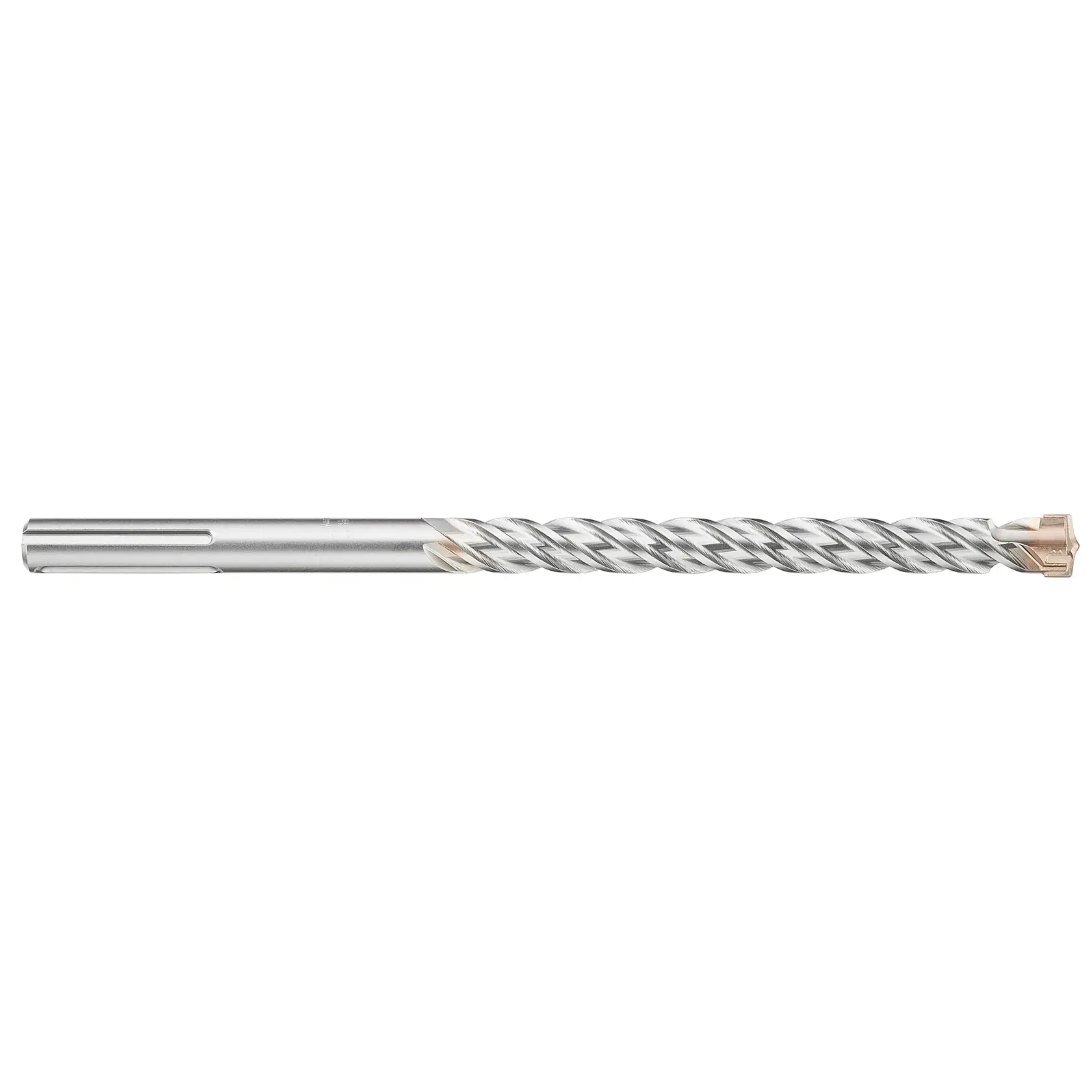 A DEWALT SDS-Max rotary drill bit with a spiral shaft and carbide tip designed for masonry and concrete.