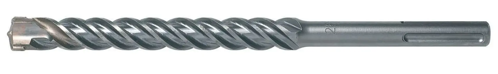 A DEWALT SDS drill bit with spiral fluting, used for masonry and concrete drilling.