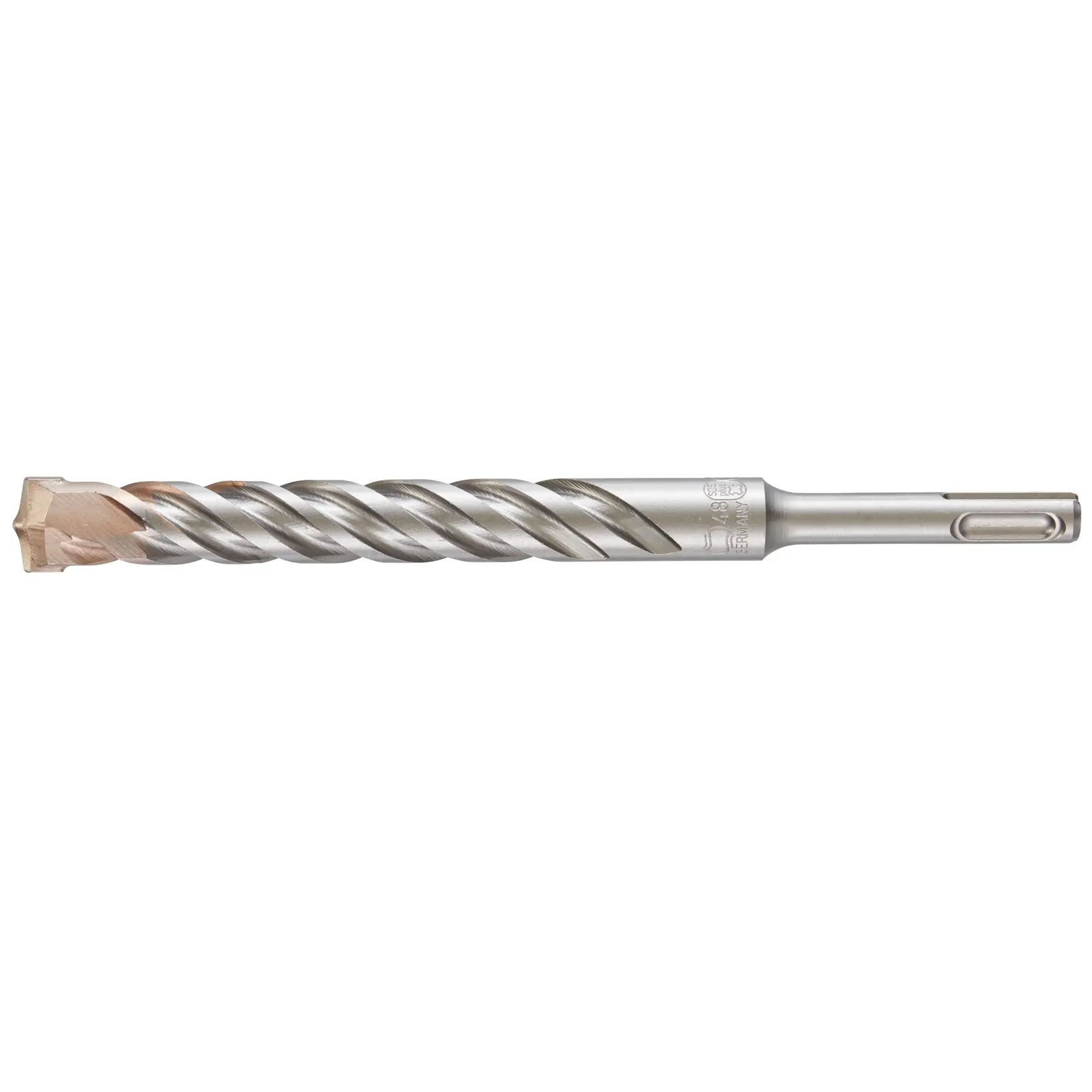 DEWALT DT9587 masonry drill bit with spiral design and carbide tip for high-performance drilling tasks.