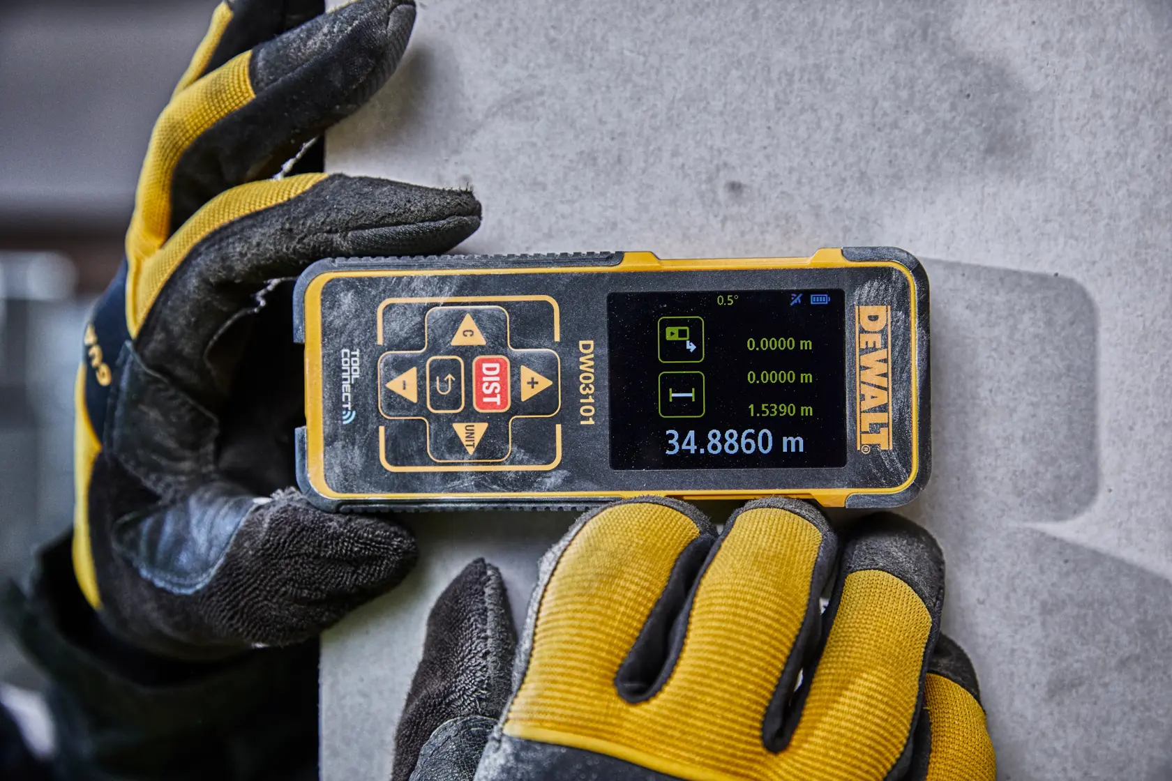 DEWALT® 100m Laser Distance Measure With Bluetooth