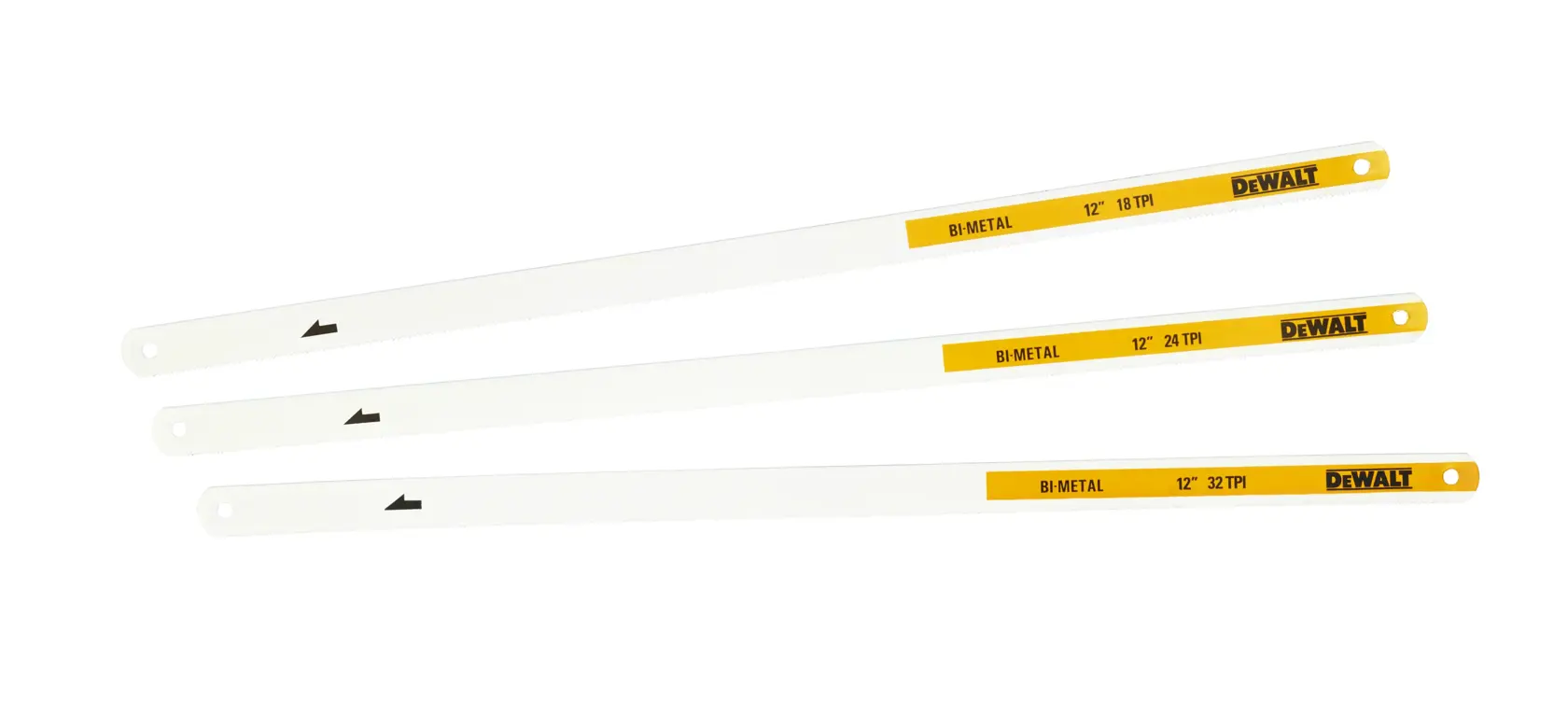 DEWALT® 300mm Metal Bi-Metal Hacksaw Blades Set (3 pcs.)