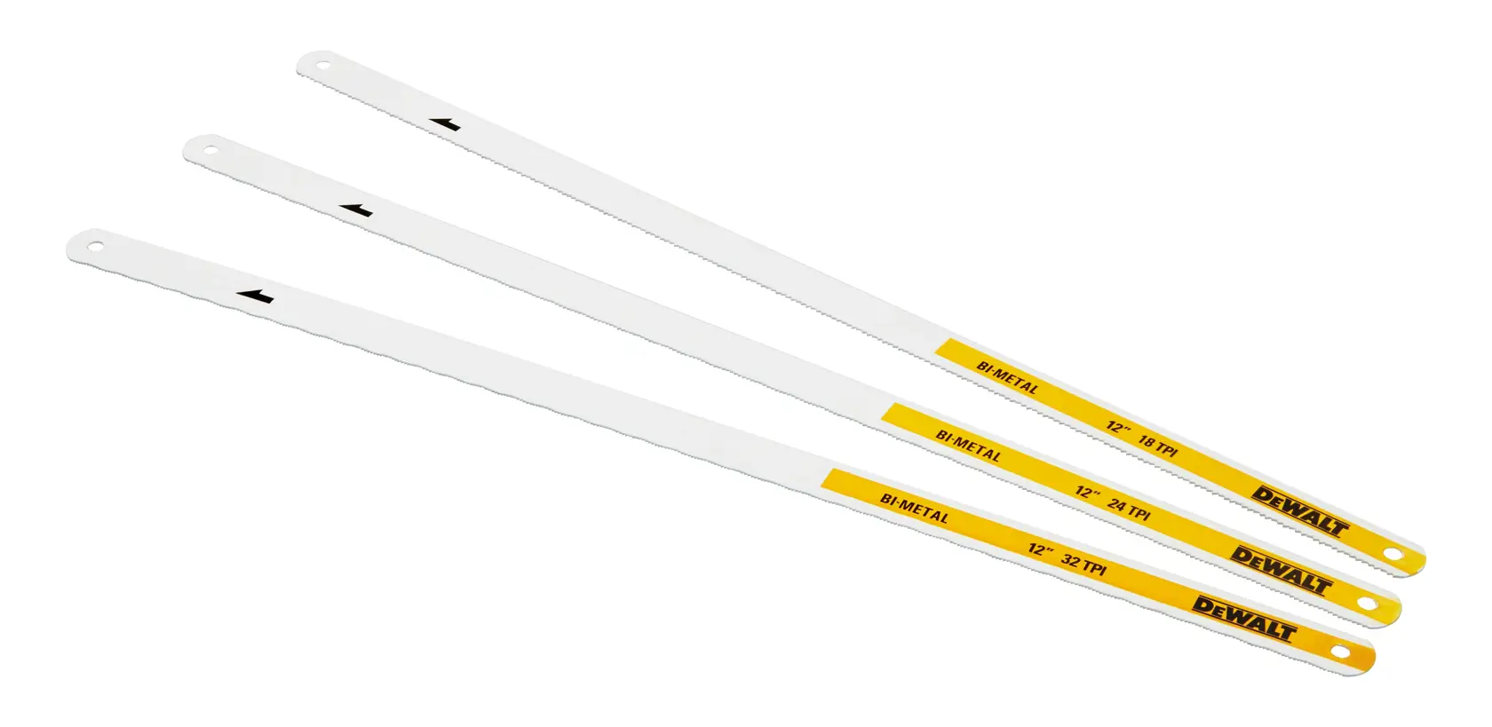DEWALT® 300mm Metal Bi-Metal Hacksaw Blades Set (3 pcs.)