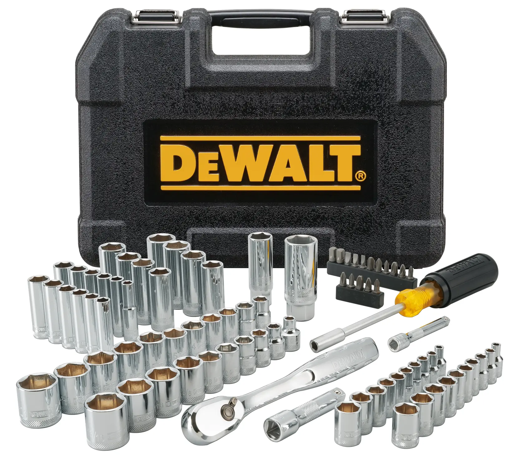 DEWALT® 1/4" and 3/8" Mechanics Tool Set (84 pcs.)